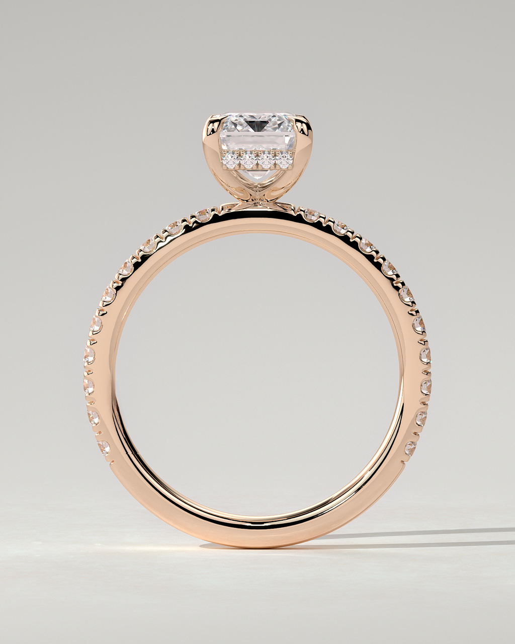 Gwyneth Solitaire Emerald Ring