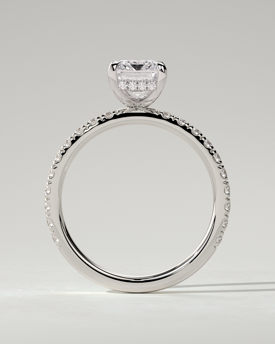 Gwyneth Solitaire Emerald Ring