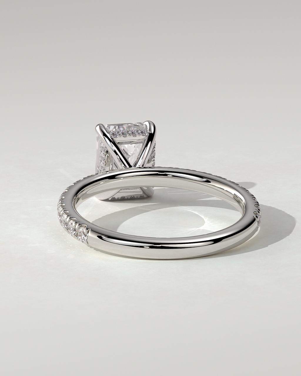 Gwyneth Solitaire Emerald Ring