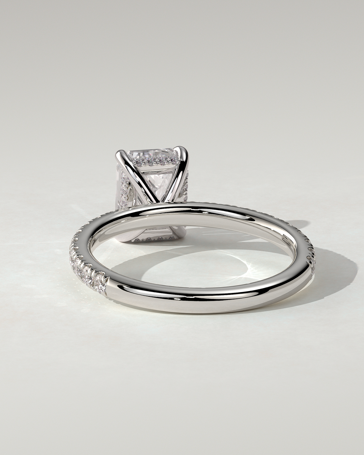 Gwyneth Solitaire Emerald Ring
