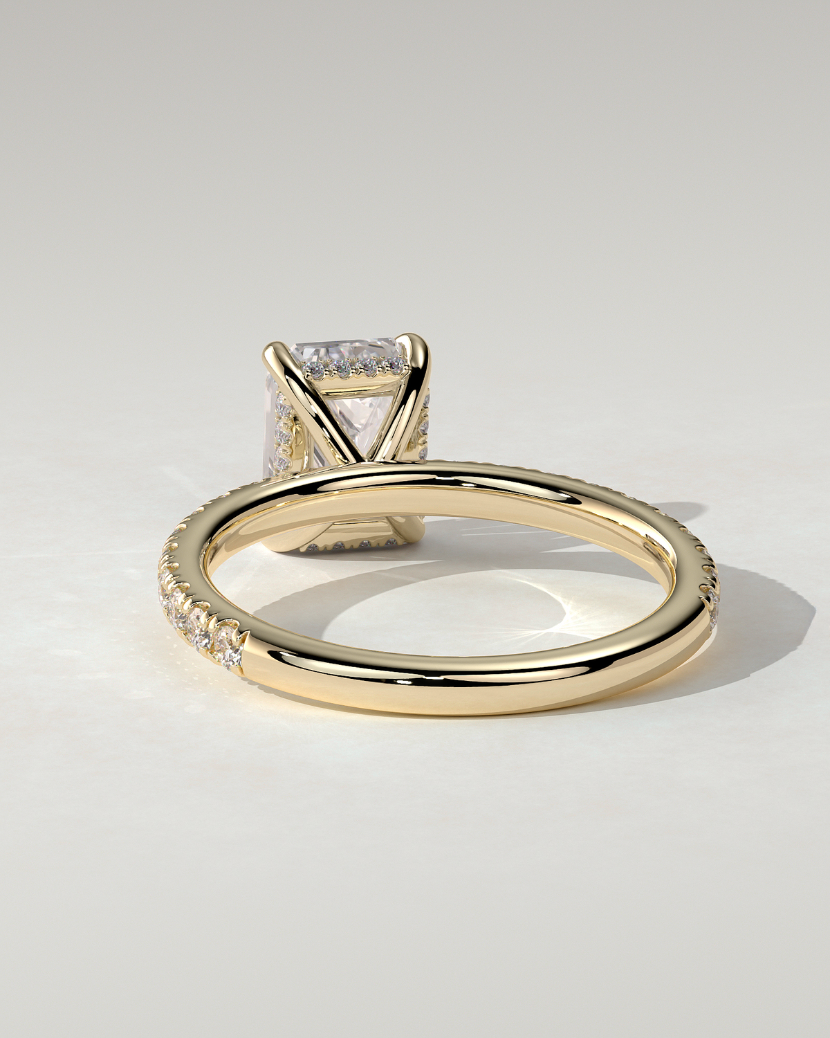 Gwyneth Solitaire Emerald Ring