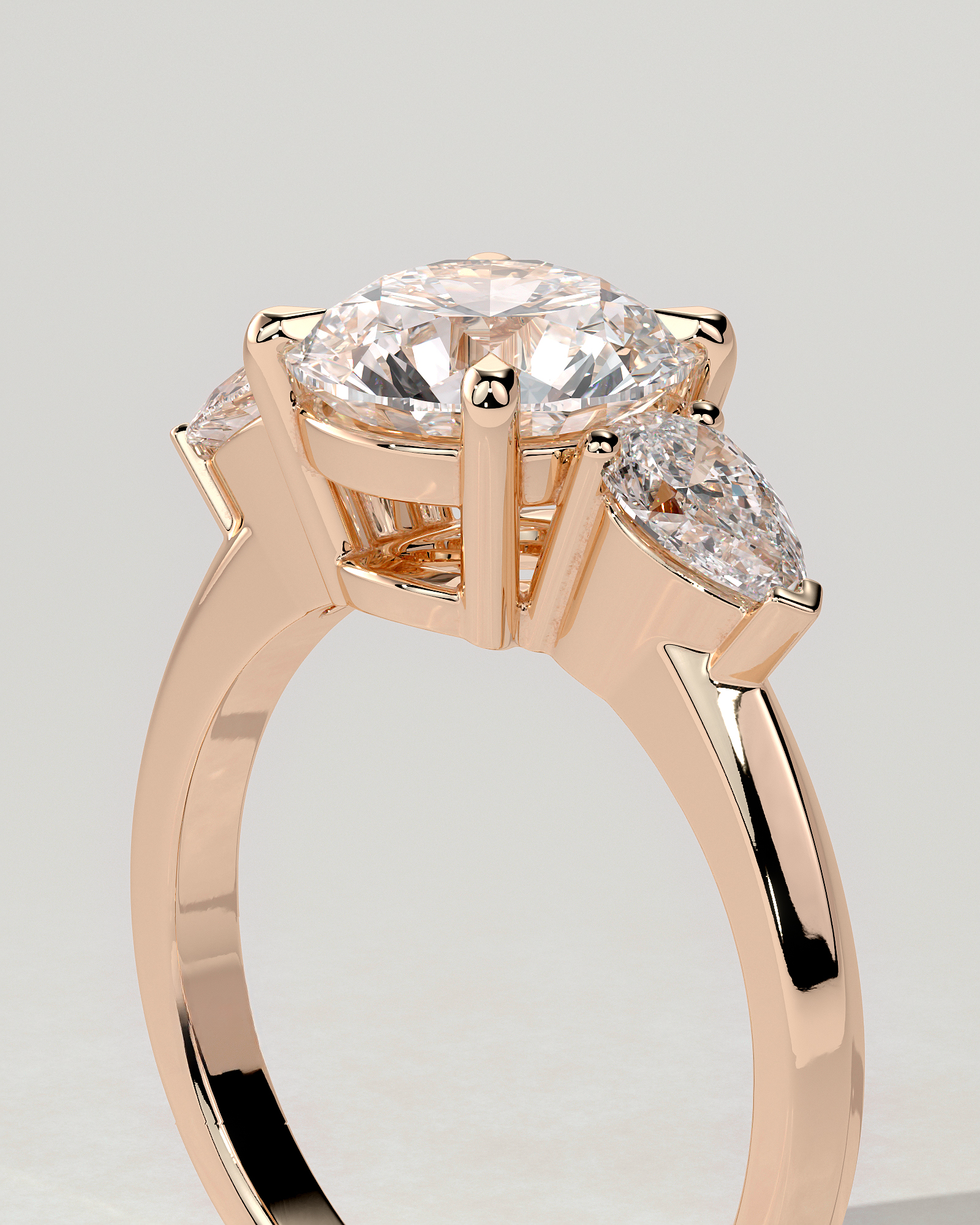 Halle Trilogy Round Ring