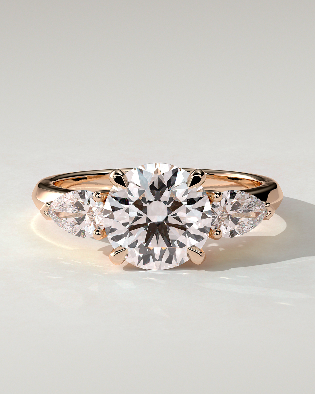 Halle Trilogy Round Ring
