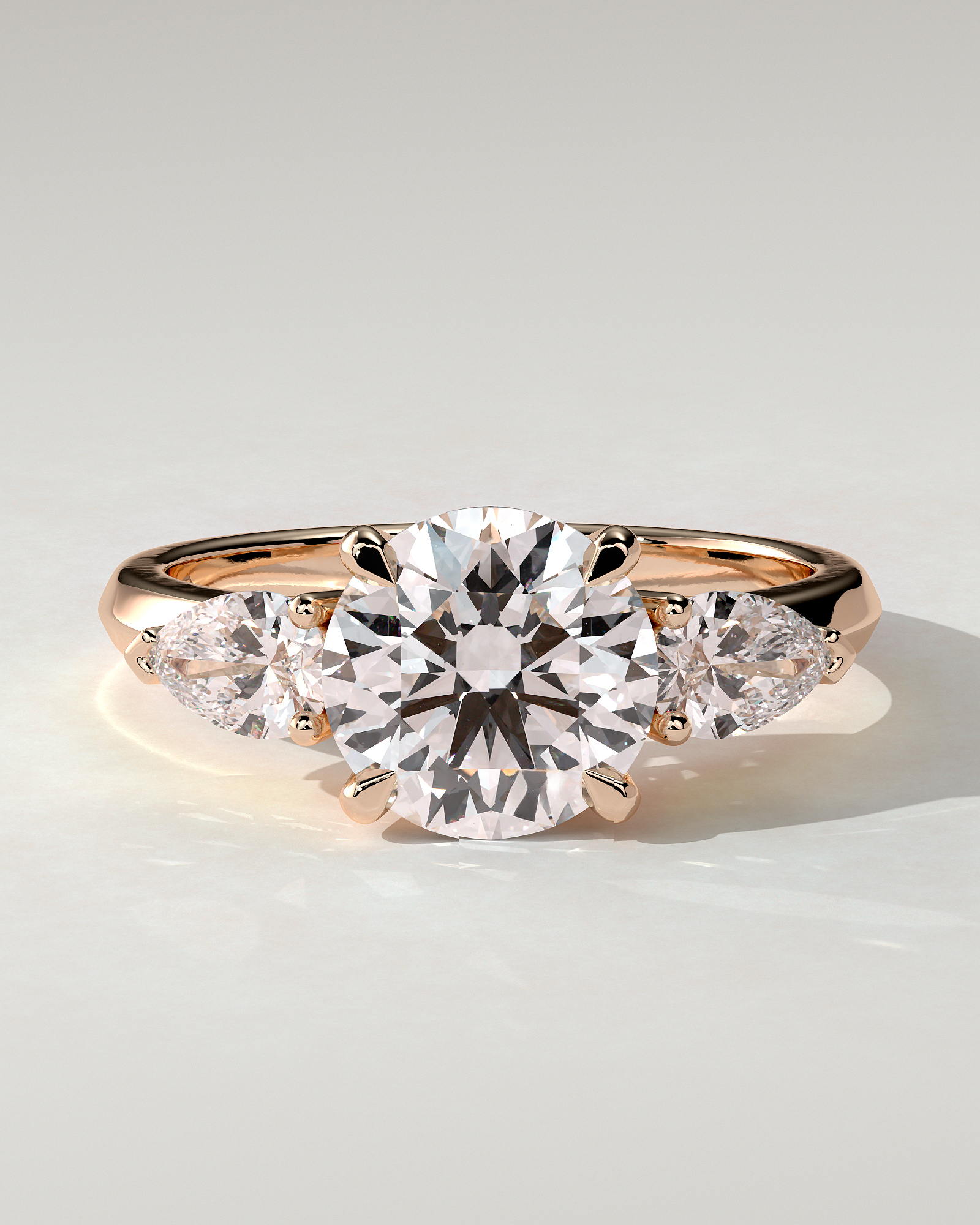 Halle Trilogy Round Ring
