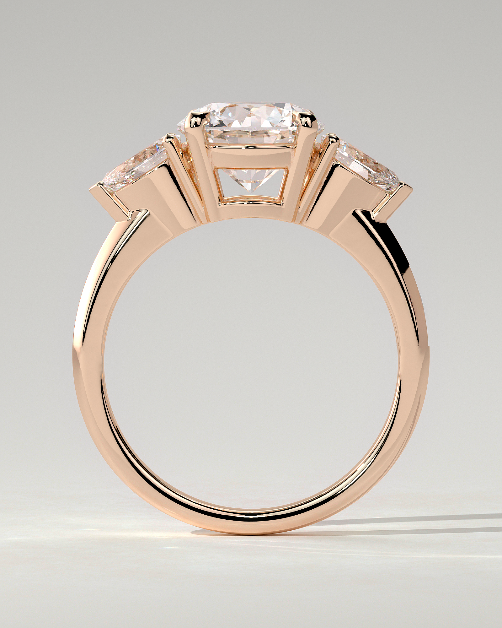 Halle Trilogy Round Ring