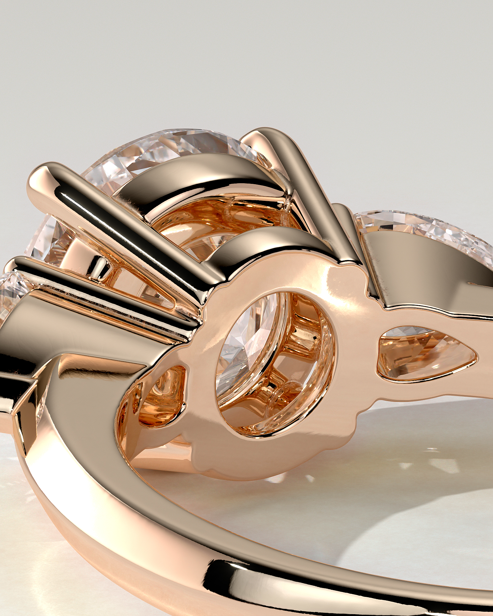 Halle Trilogy Round Ring