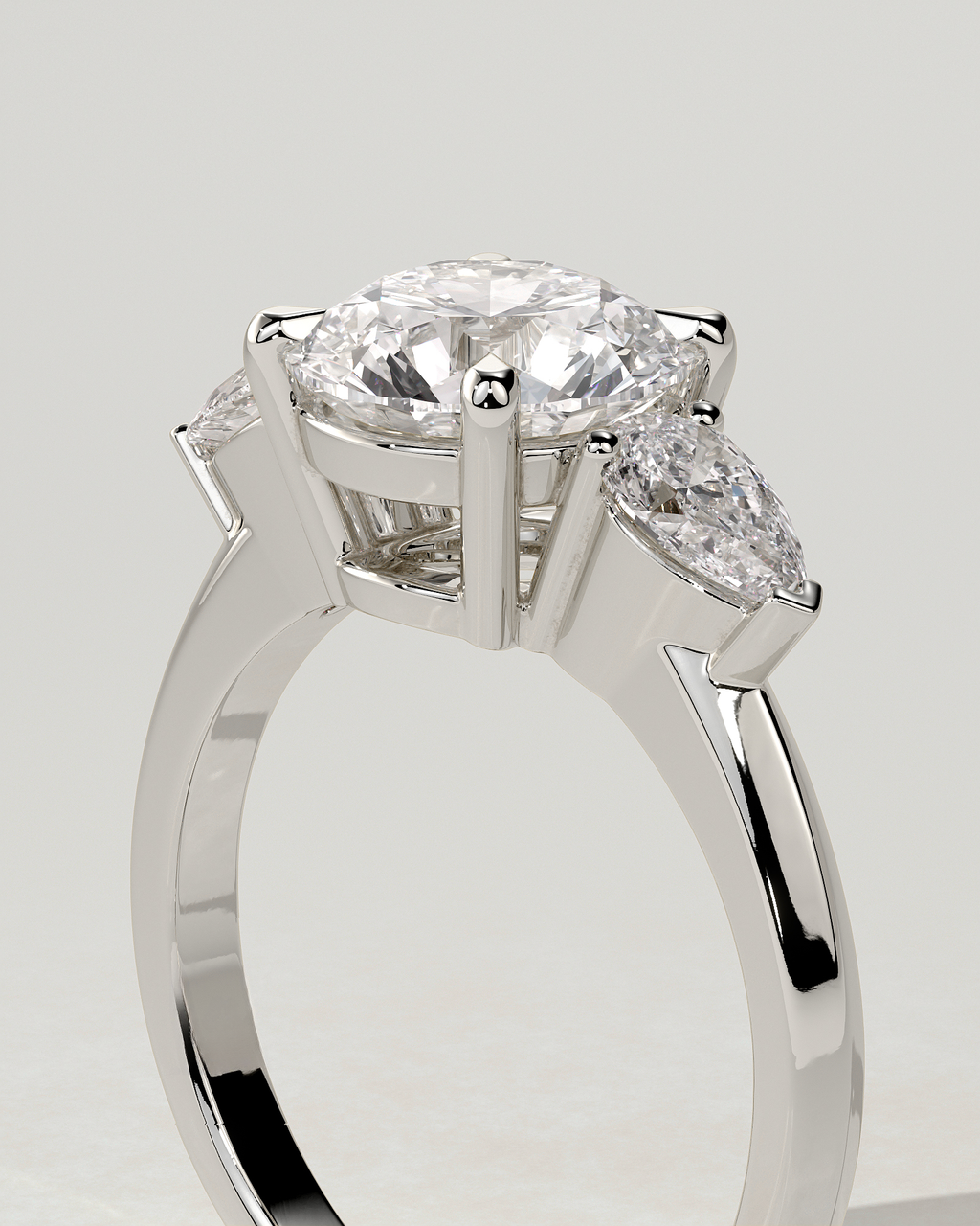 Halle Trilogy Round Ring