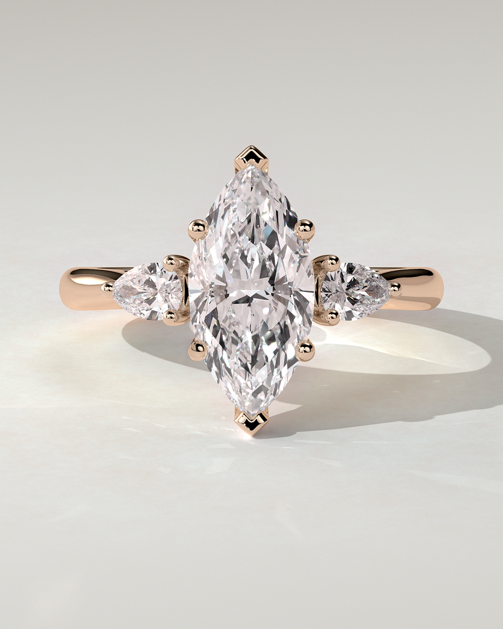 Hannah Trilogy Marquise Ring