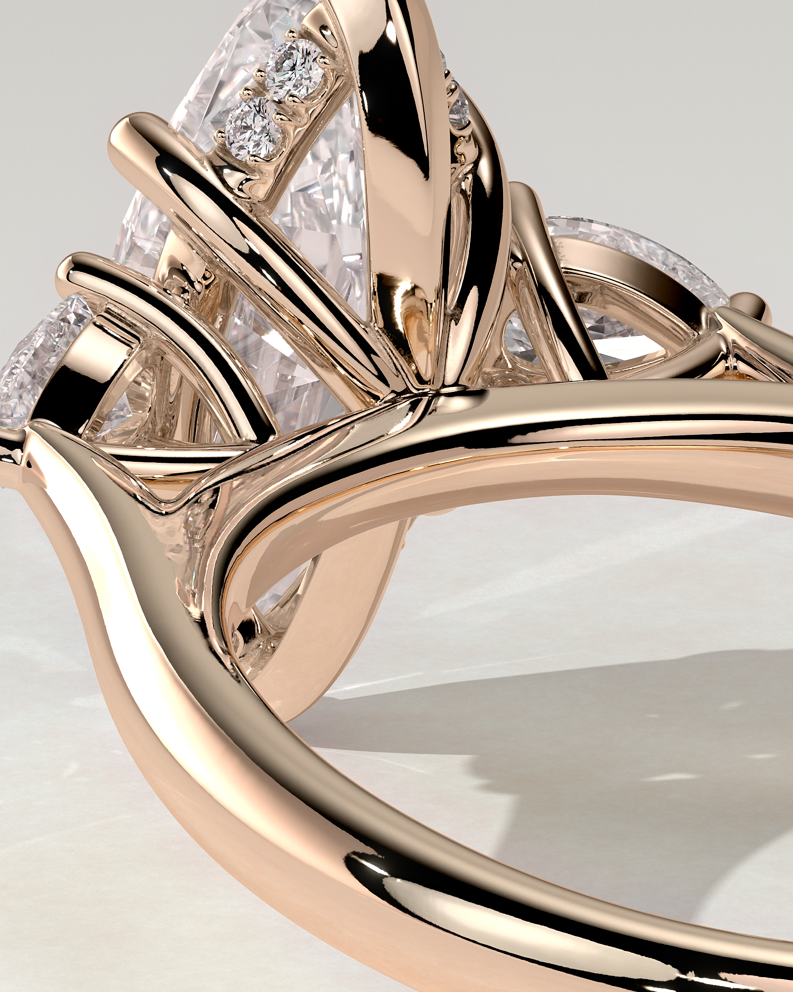 Hannah Trilogy Marquise Ring