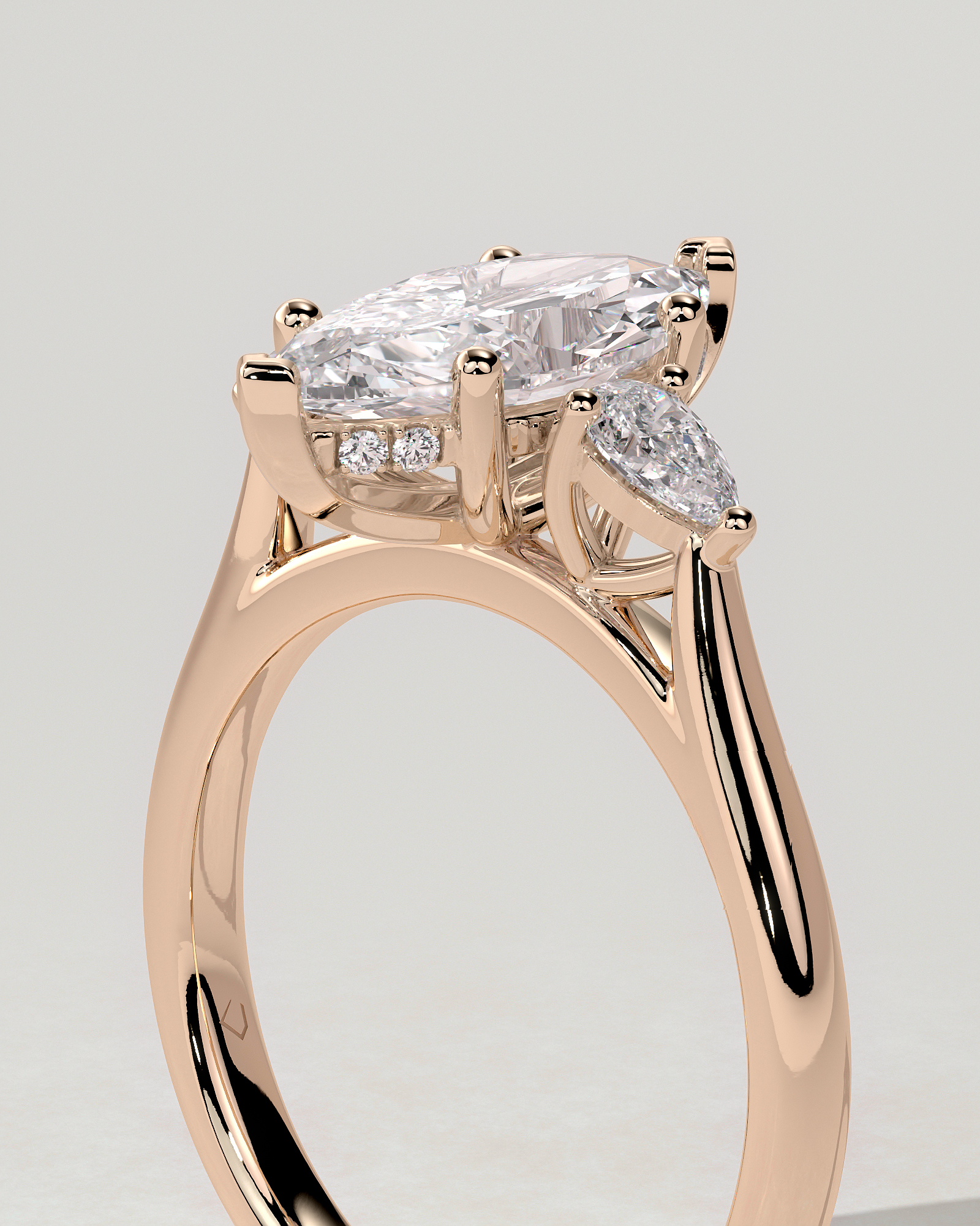 Hannah Trilogy Marquise Ring