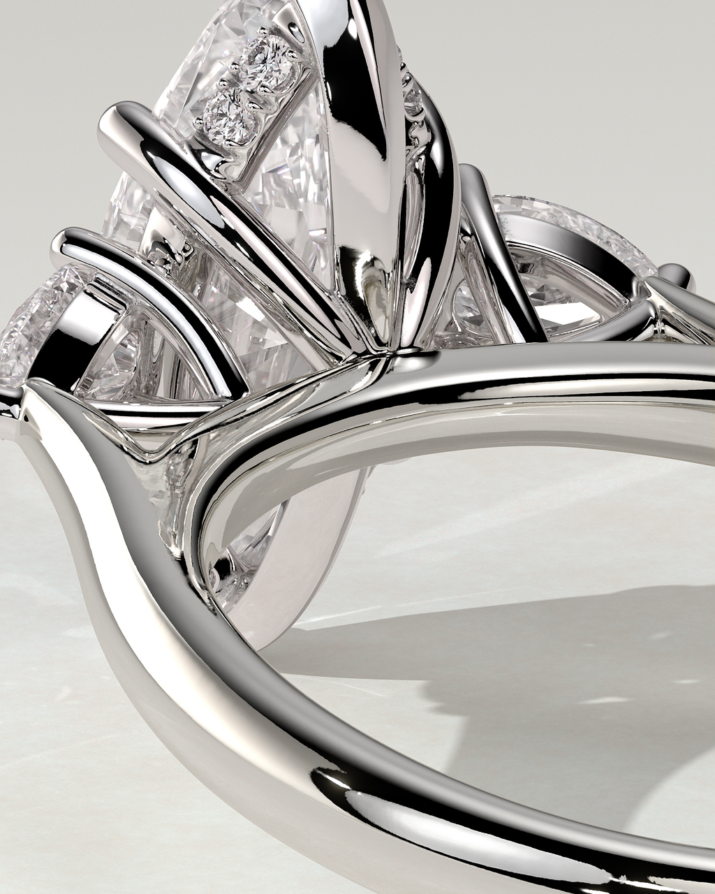 Hannah Trilogy Marquise Ring