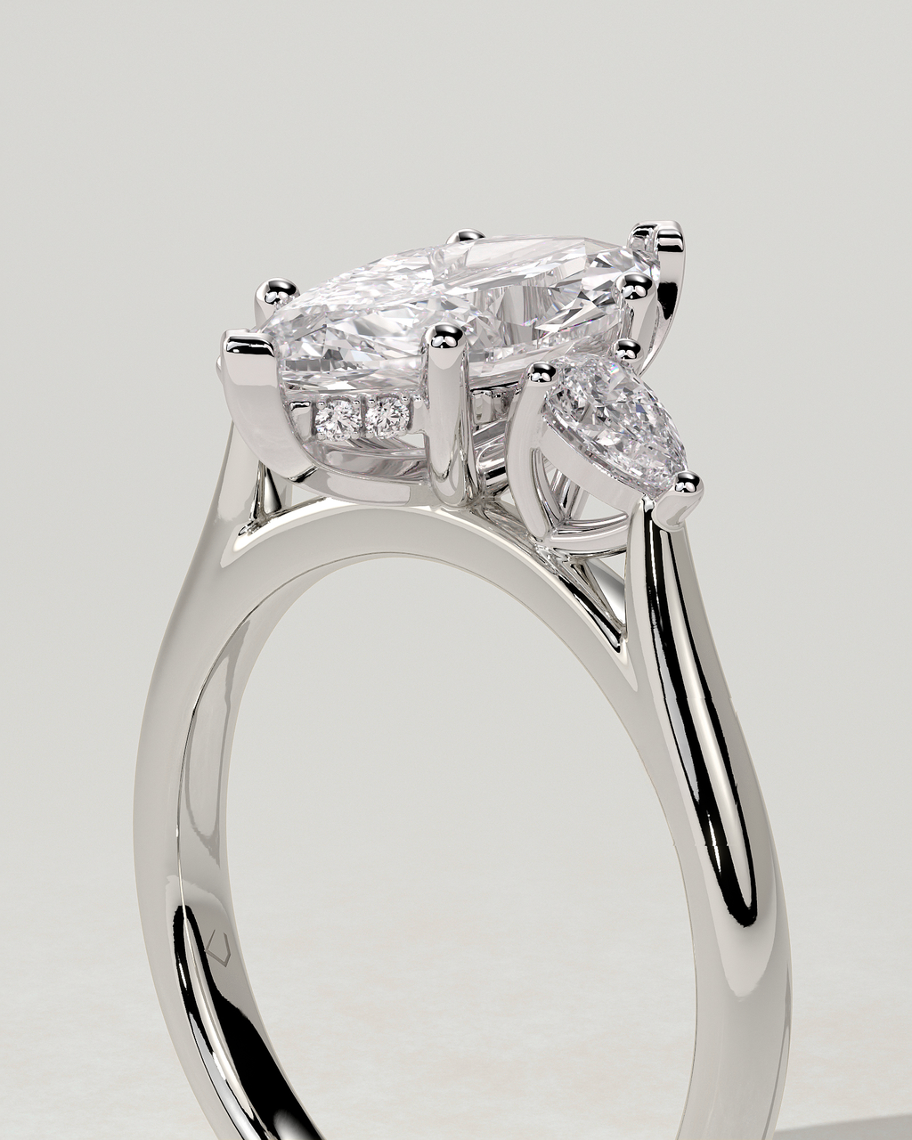 Hannah Trilogy Marquise Ring