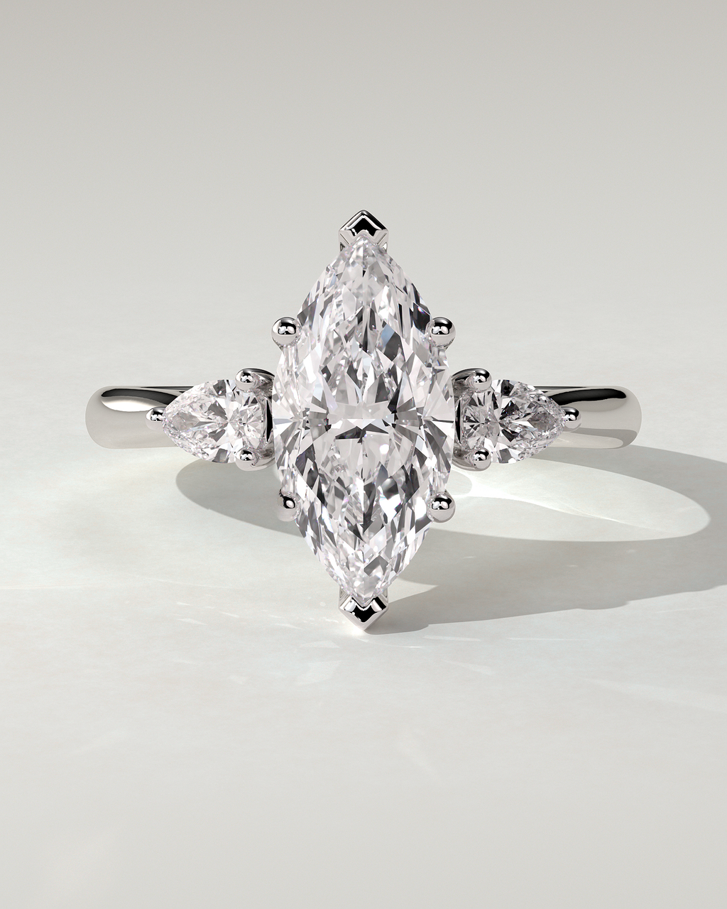 Hannah Trilogy Marquise Ring