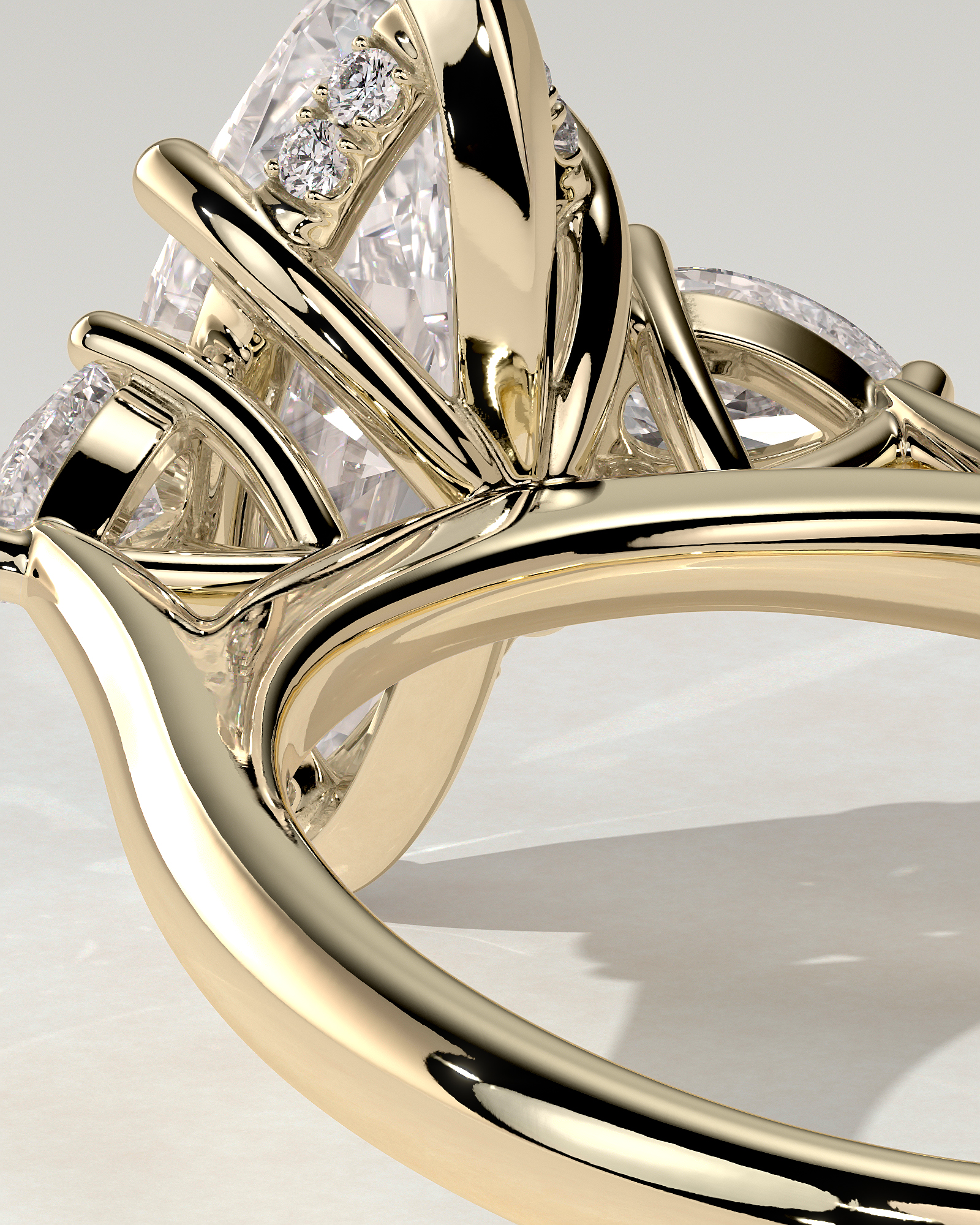 Hannah Trilogy Marquise Ring