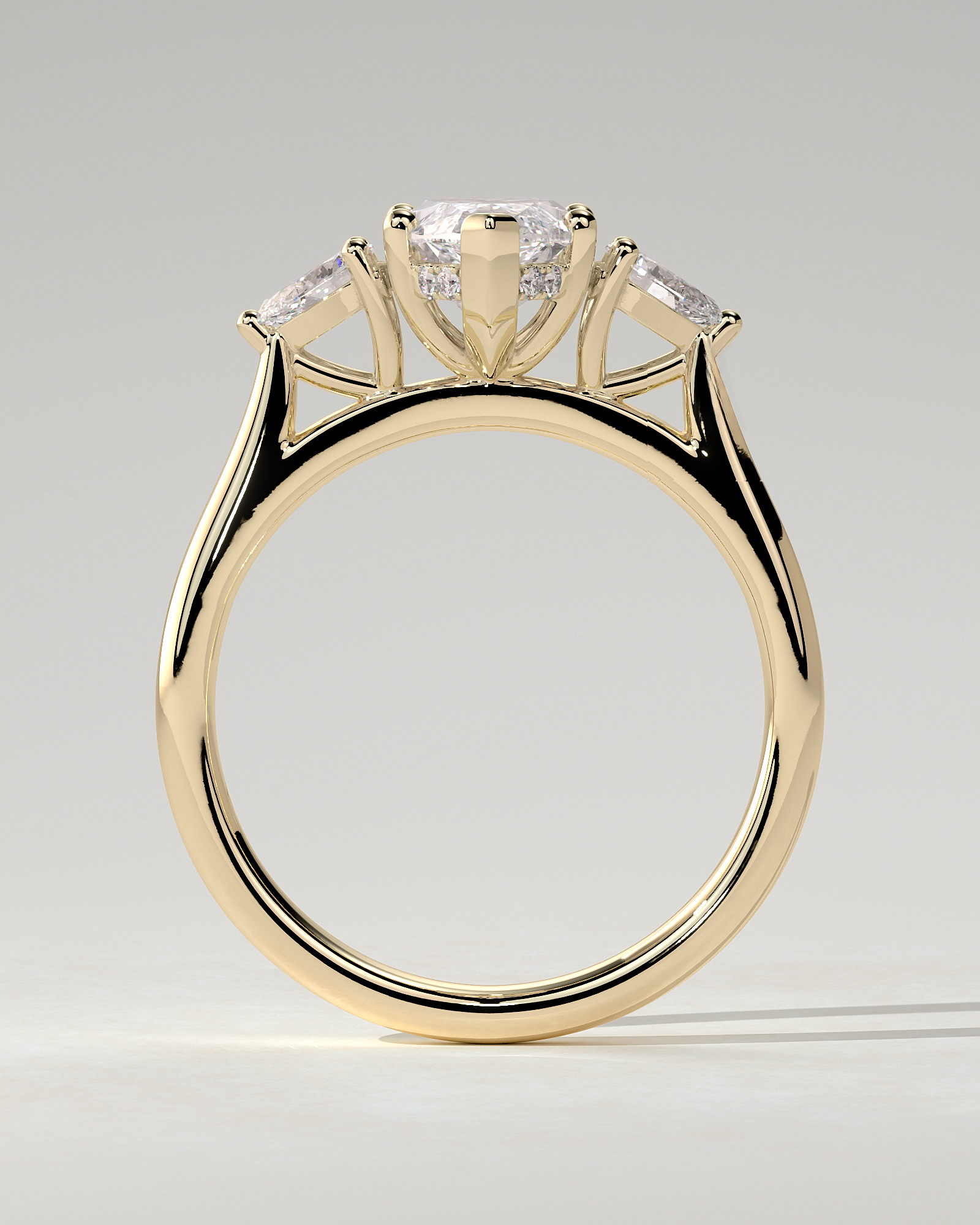 Hannah Trilogy Marquise Ring
