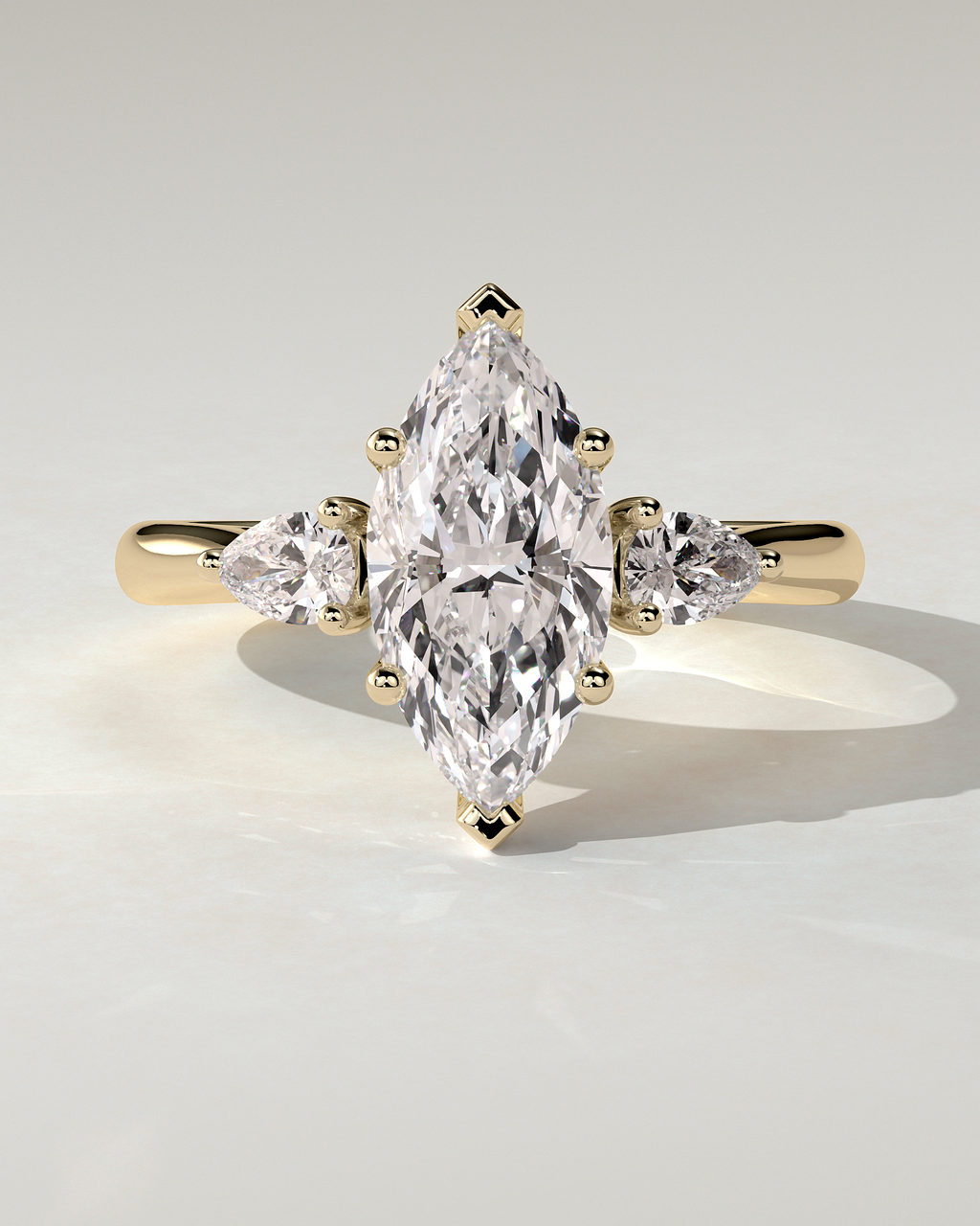 Hannah Trilogy Marquise Ring