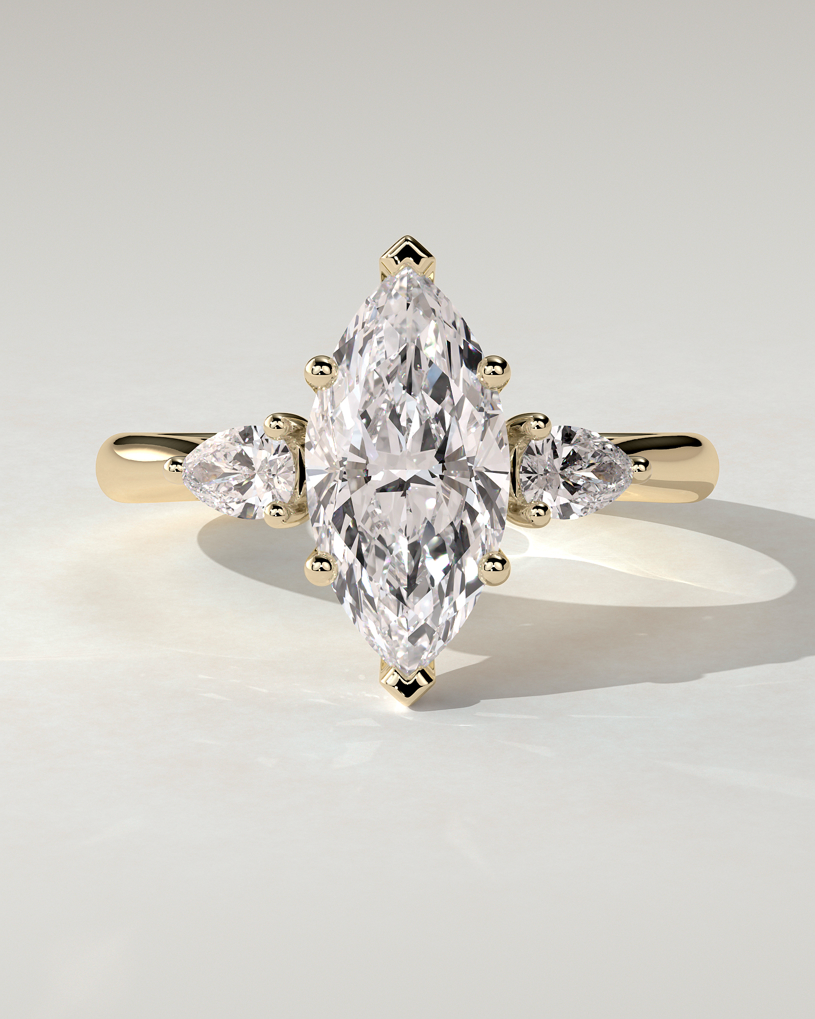 Hannah Trilogy Marquise Ring