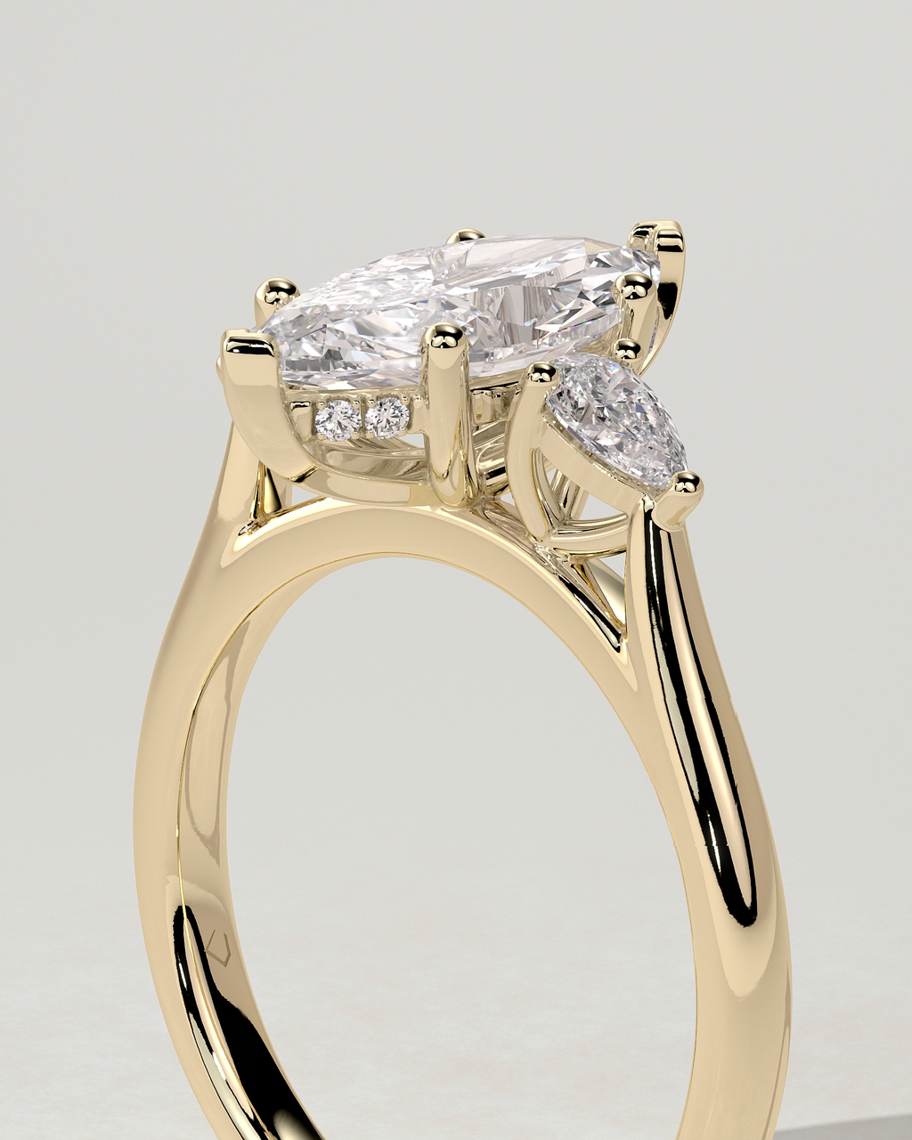 Hannah Trilogy Marquise Ring