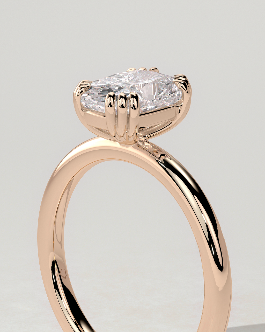 Helena Solitaire Cushion Ring