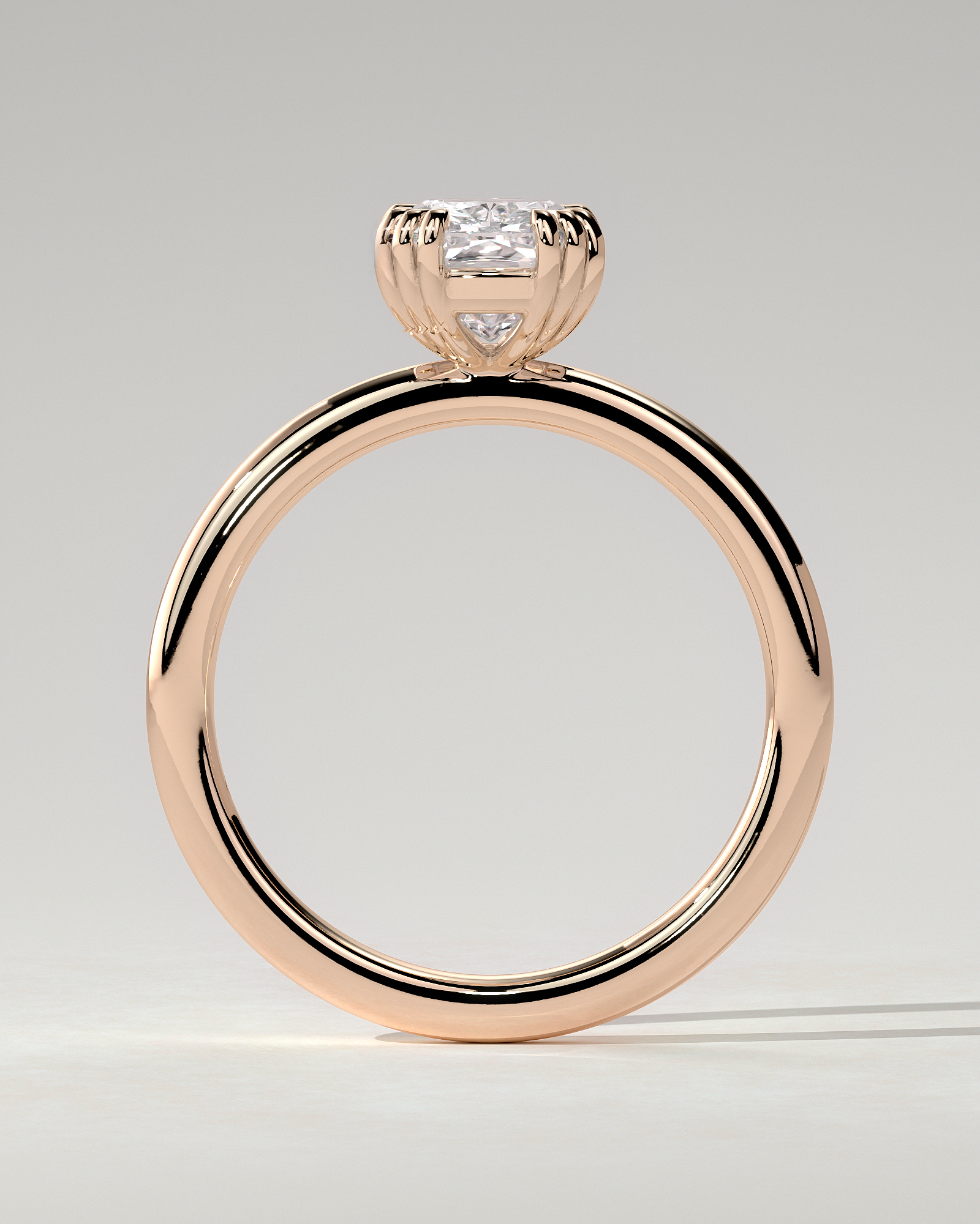 Helena Solitaire Cushion Ring