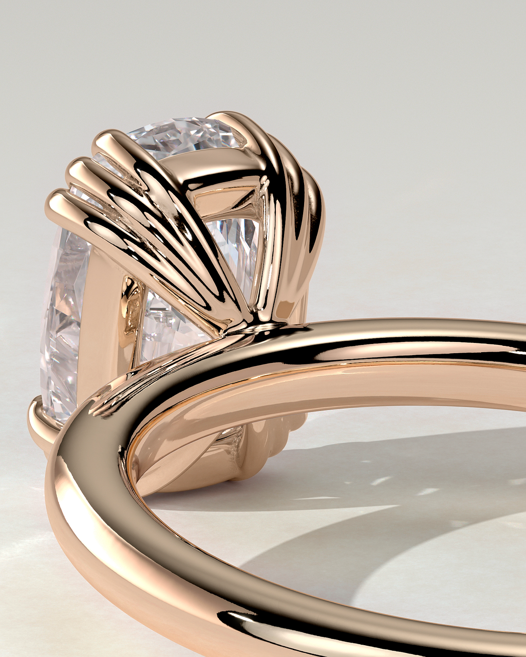 Helena Solitaire Cushion Ring