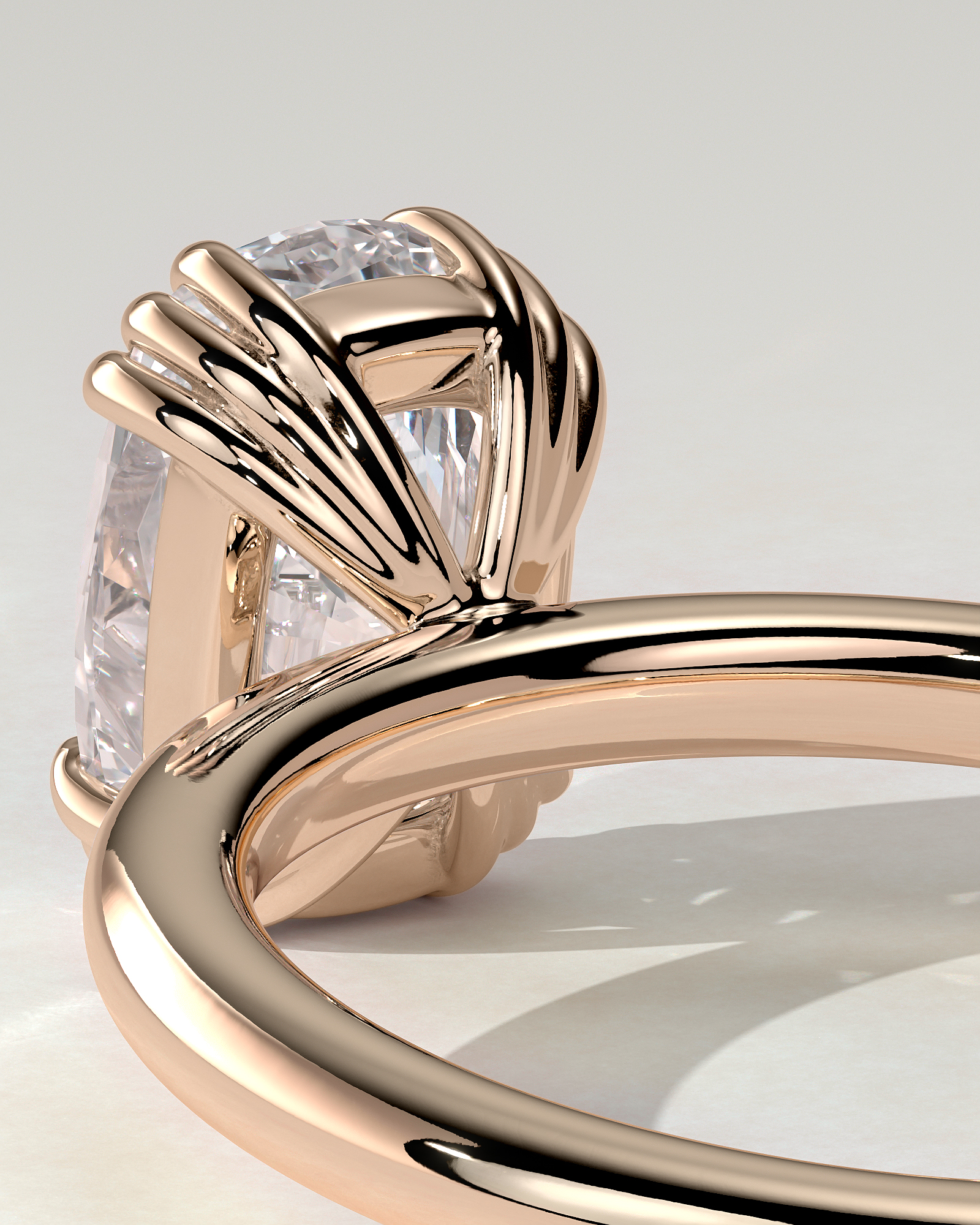 Helena Solitaire Cushion Ring