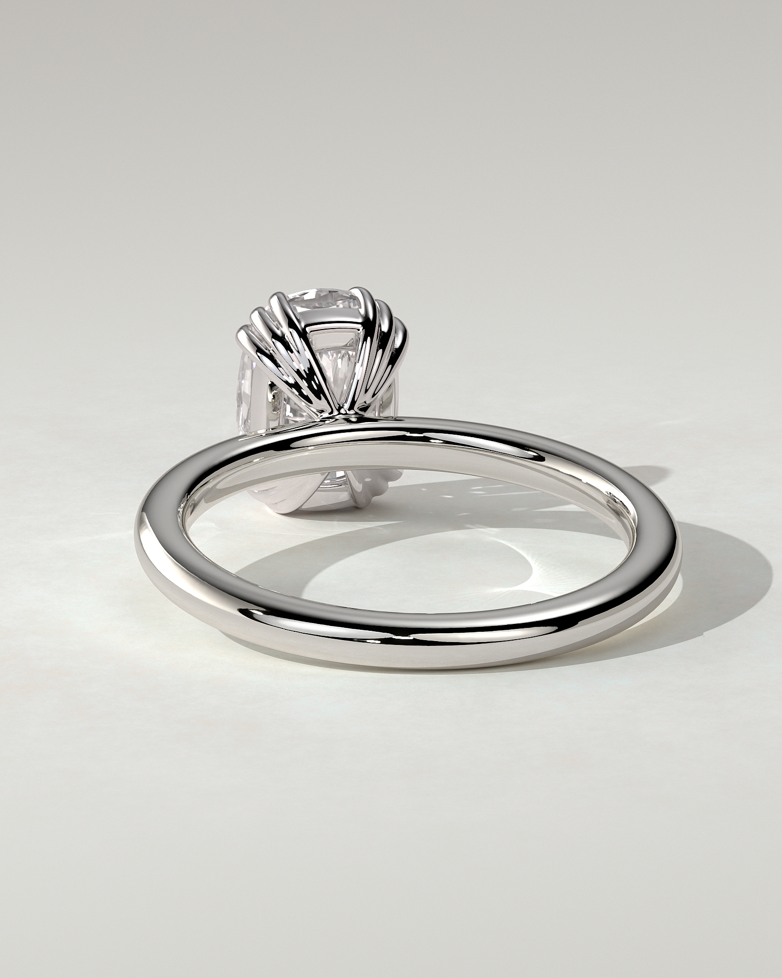 Helena Solitaire Cushion Ring