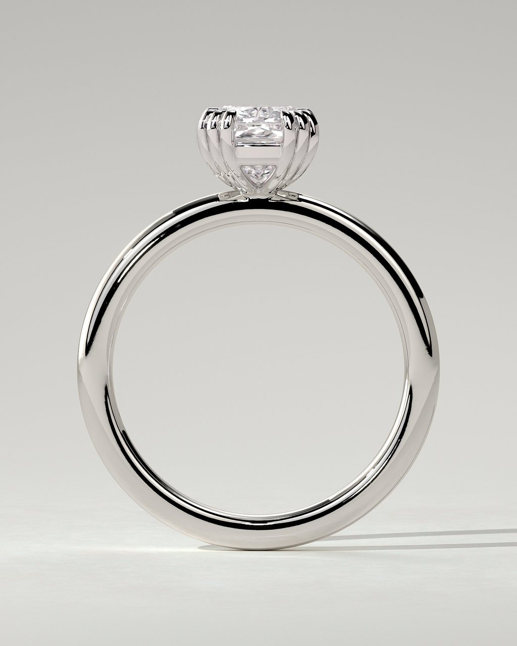 Helena Solitaire Cushion Ring