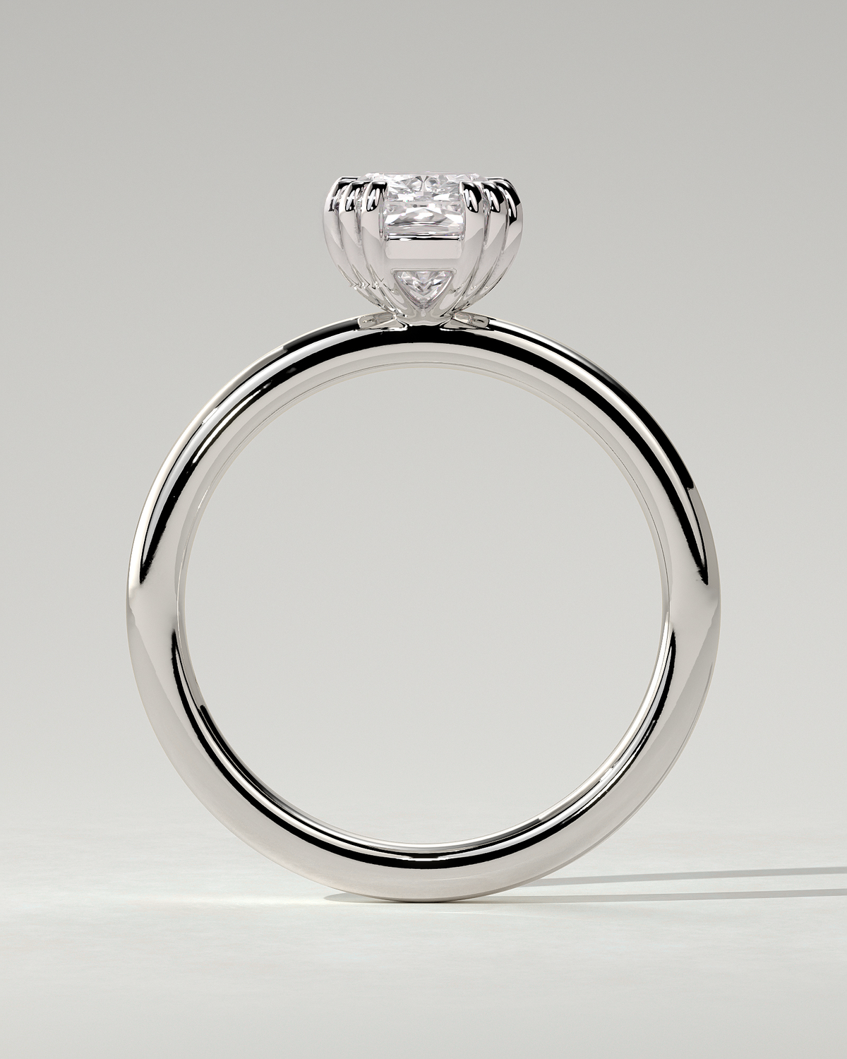 Helena Solitaire Cushion Ring