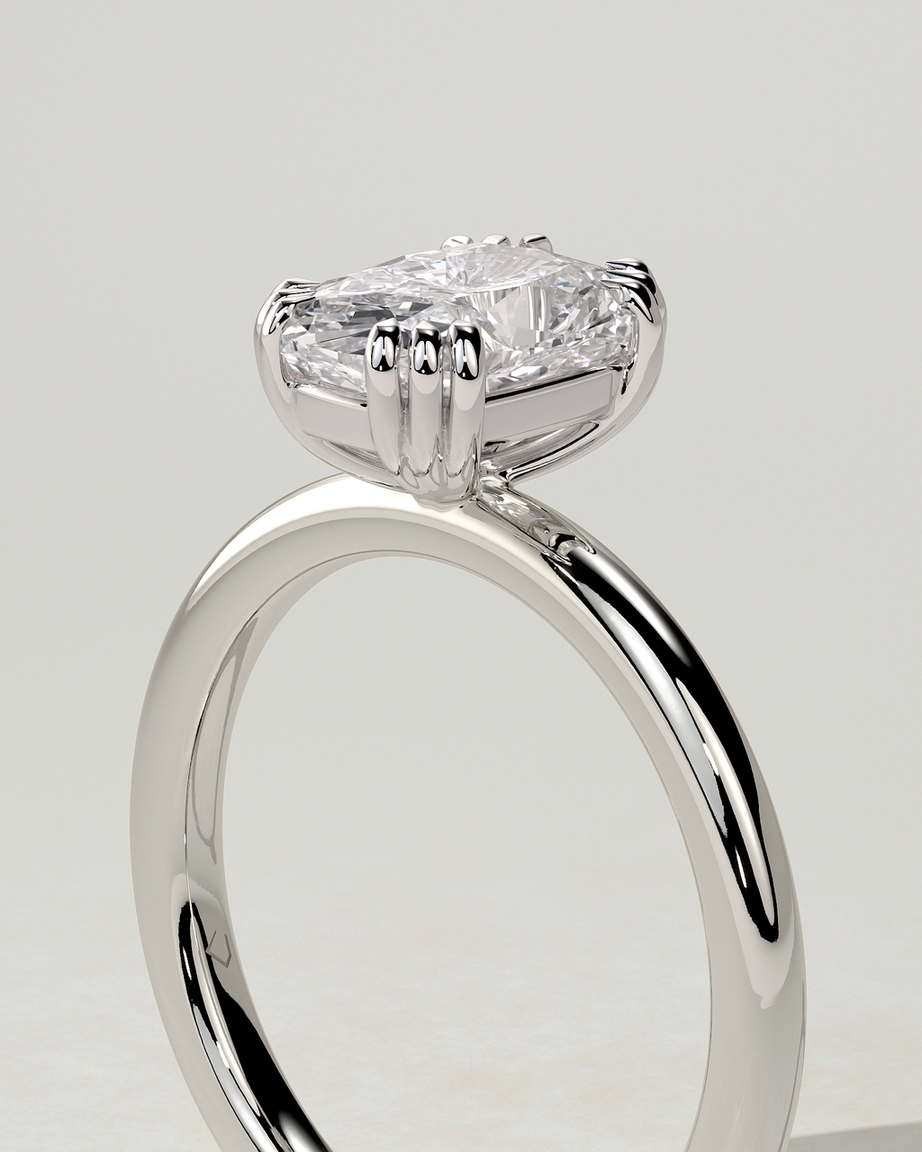 Helena Solitaire Cushion Ring