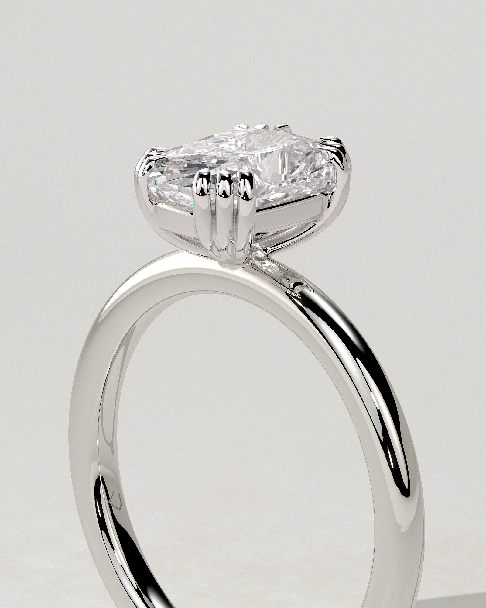 Helena Solitaire Cushion Ring