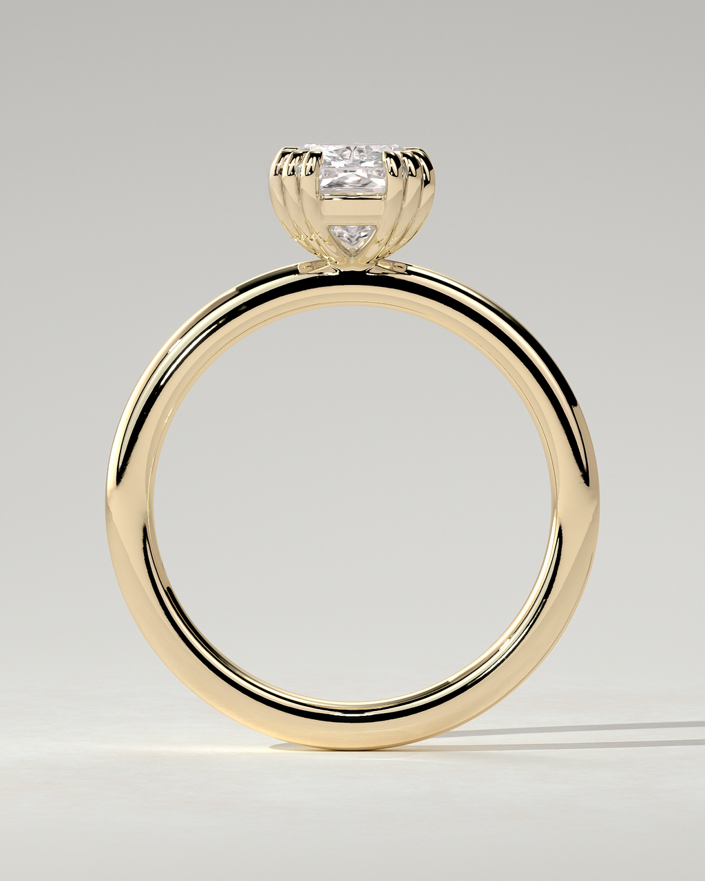 Helena Solitaire Cushion Ring