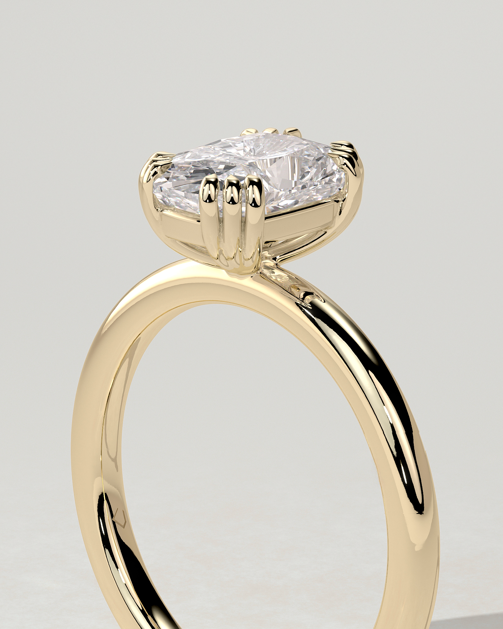 Helena Solitaire Cushion Ring