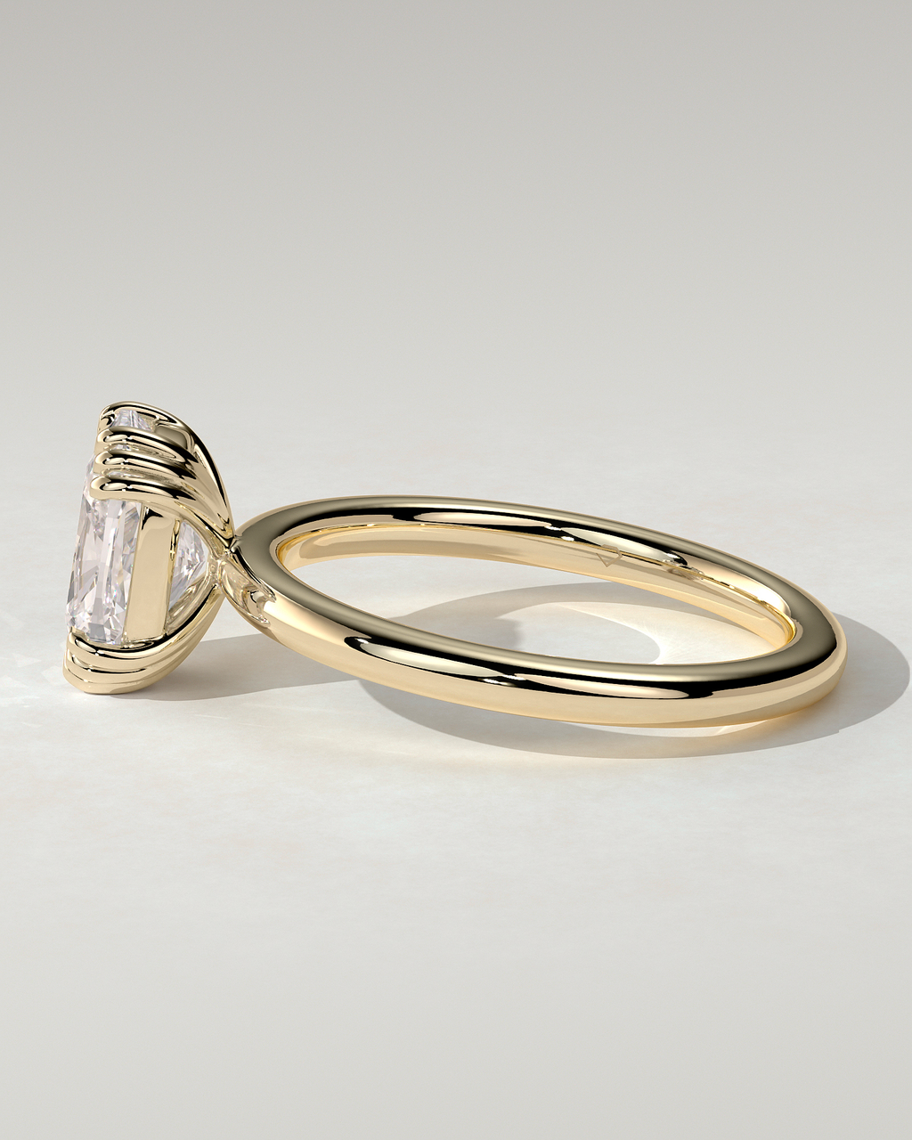 Helena Solitaire Cushion Ring