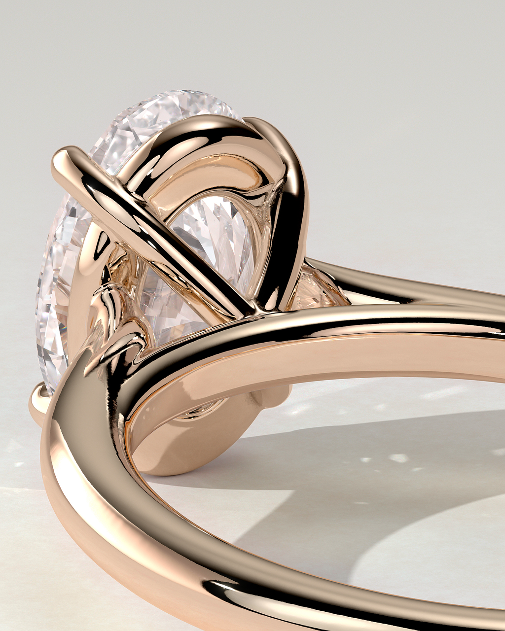 Hilary Solitaire Oval Ring