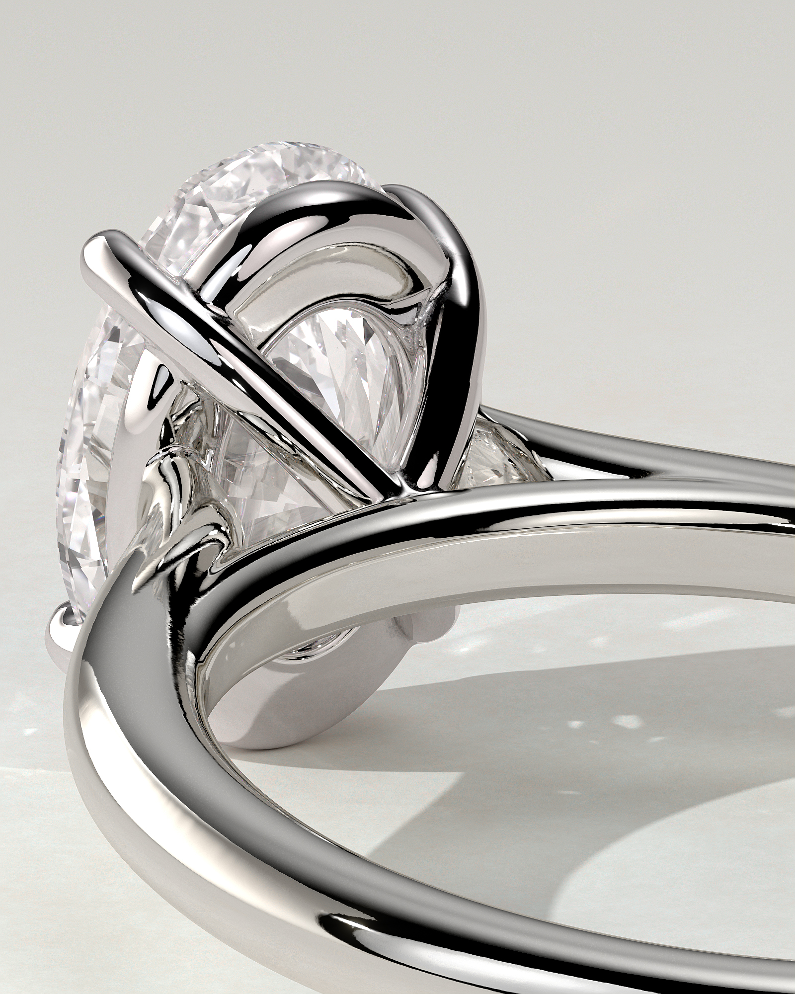 Hilary Solitaire Oval Ring