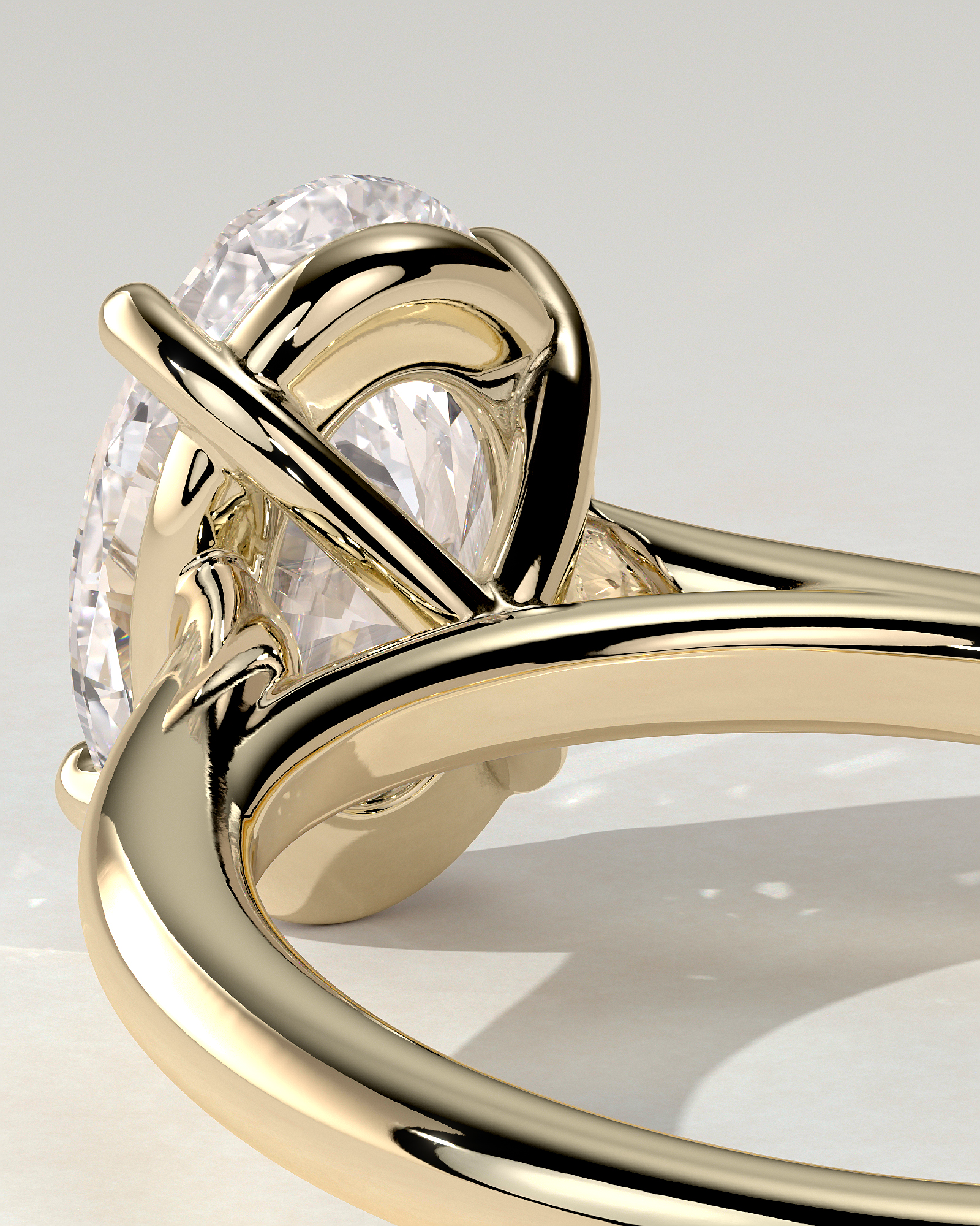 Hilary Solitaire Oval Ring