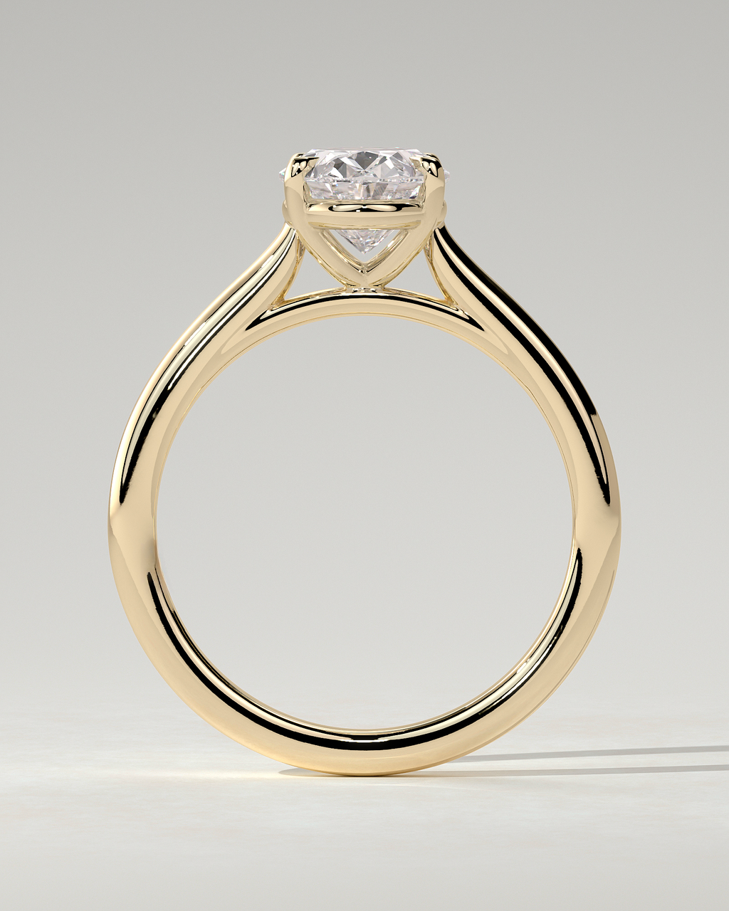 Hilary Solitaire Oval Ring
