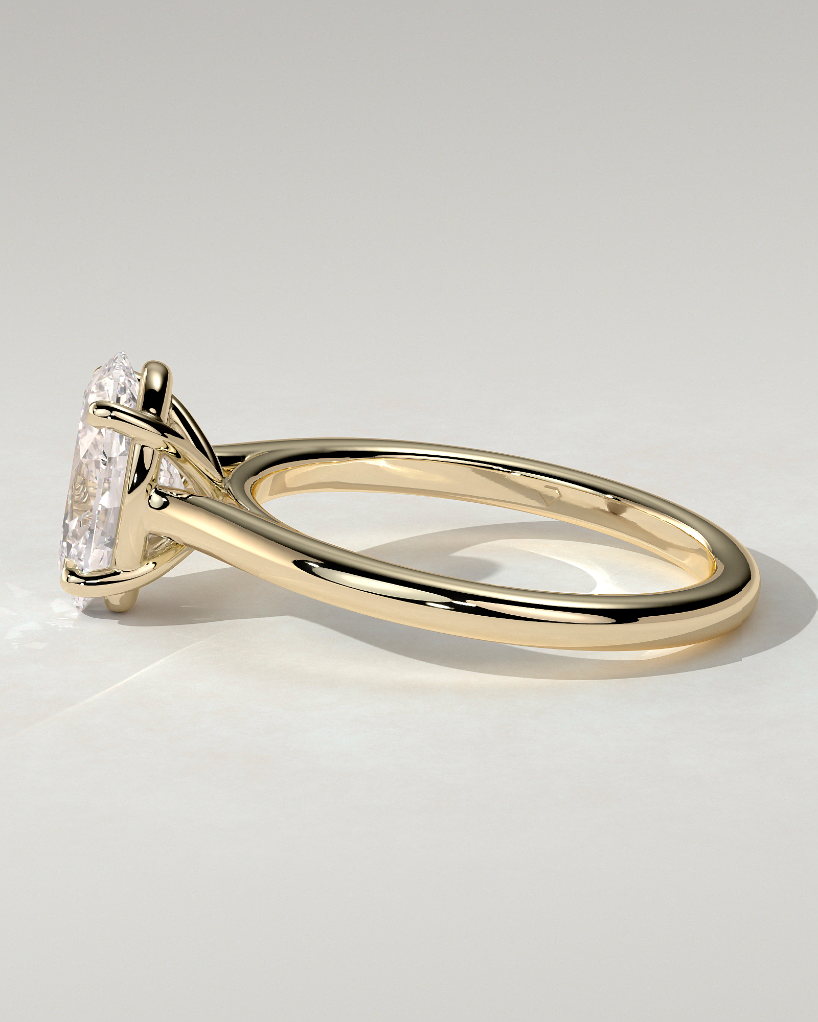Hilary Solitaire Oval Ring
