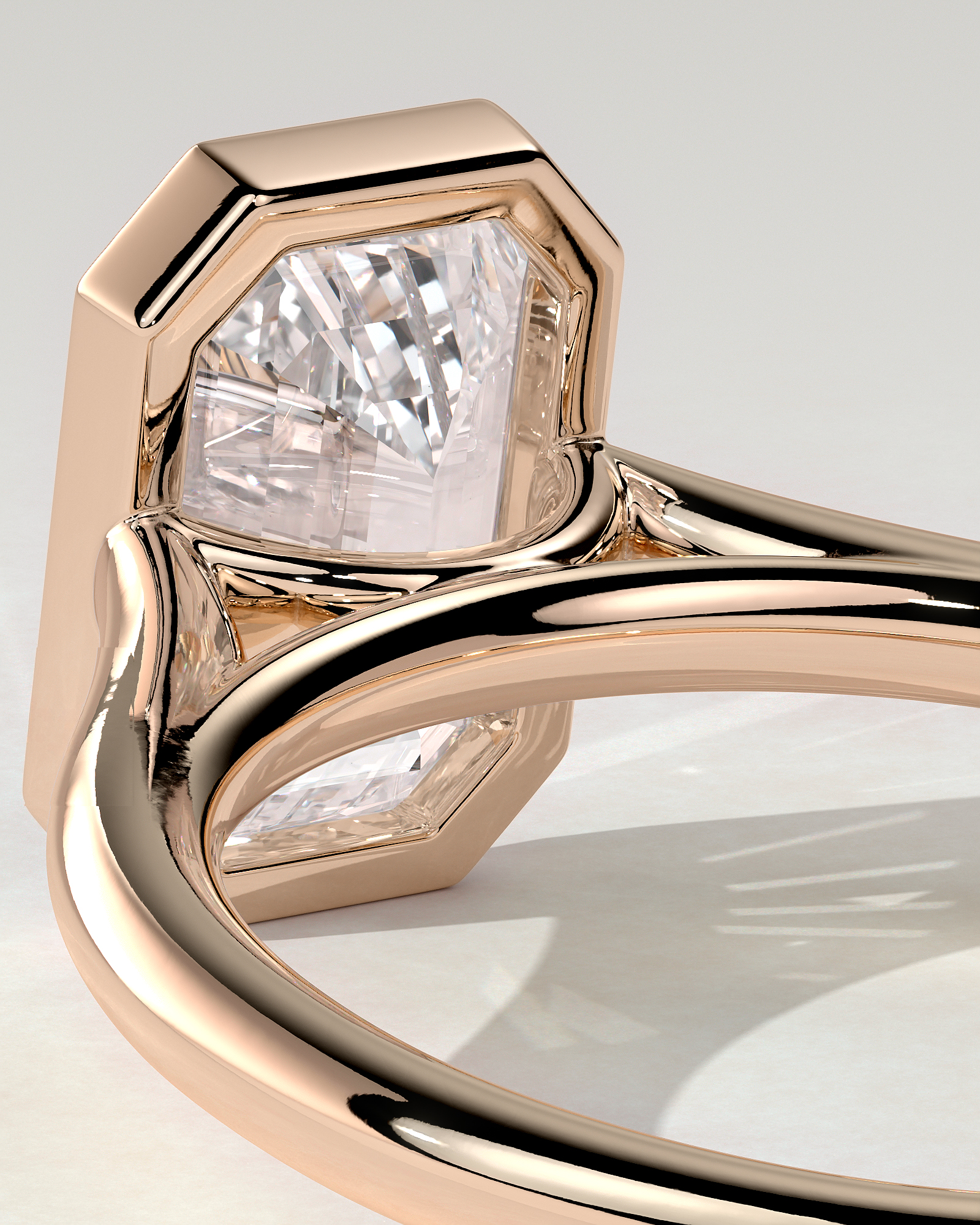 Imani Bezel Round Ring