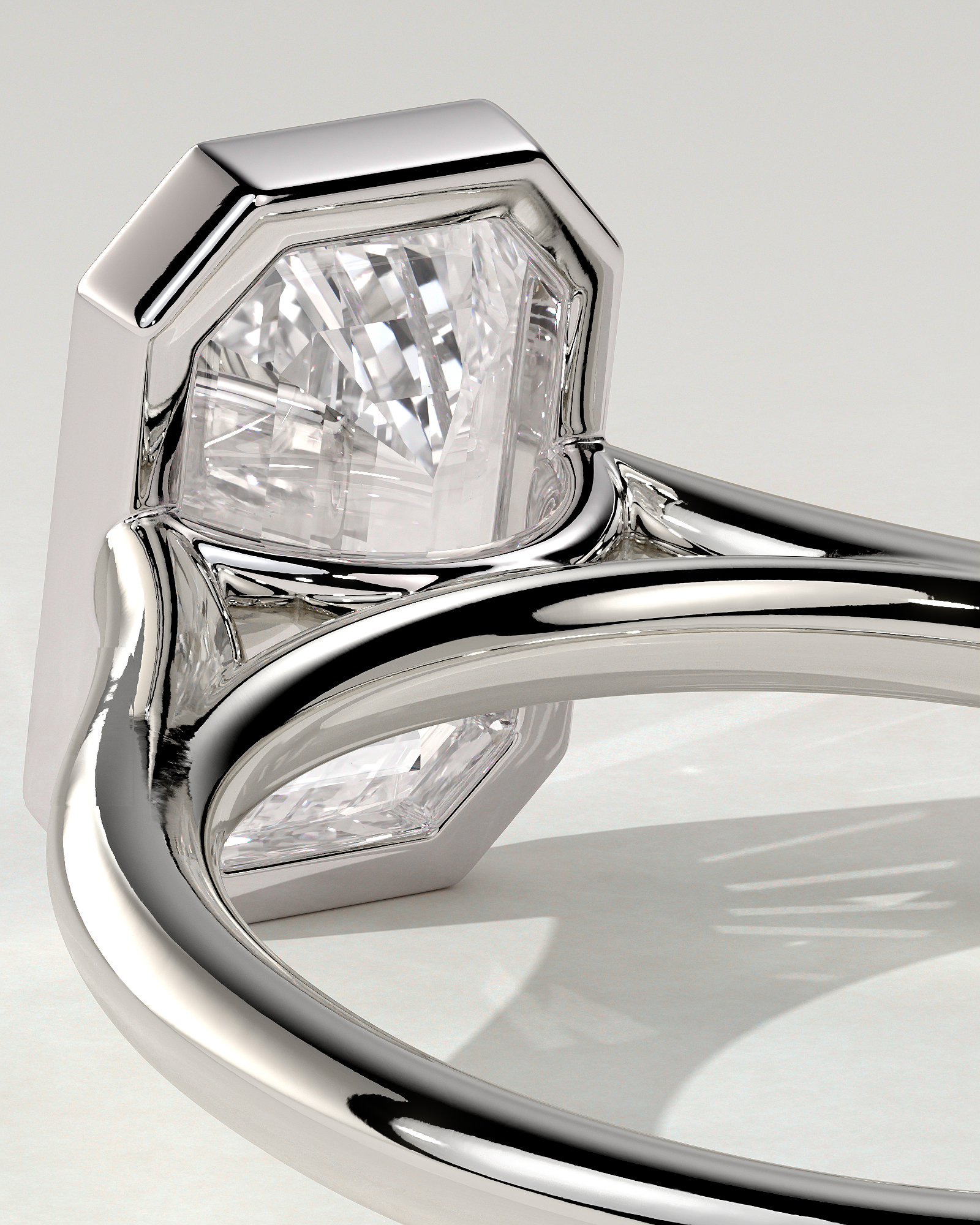Imani Bezel Round Ring