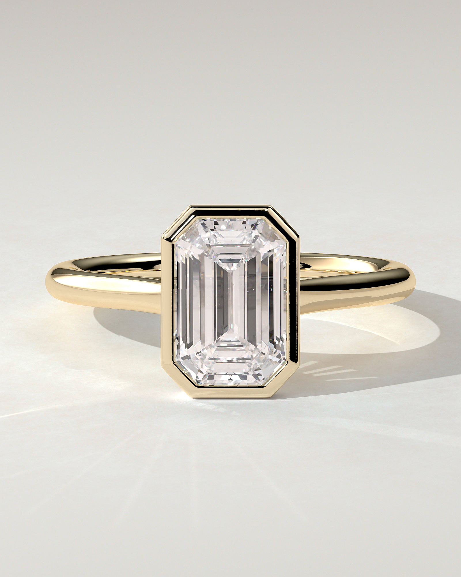 Imani Bezel Round Ring