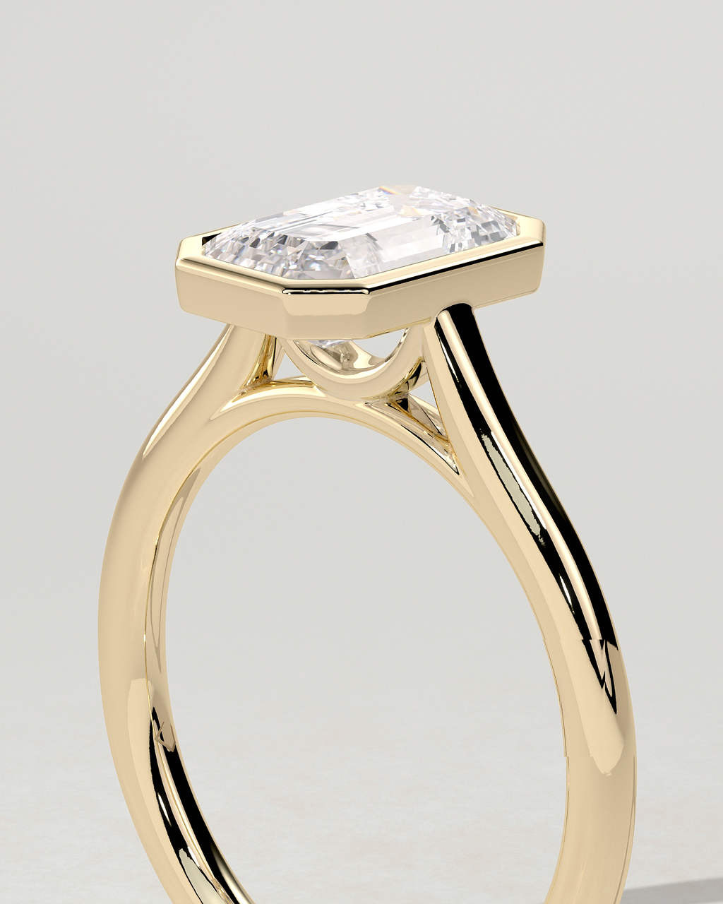 Imani Bezel Round Ring