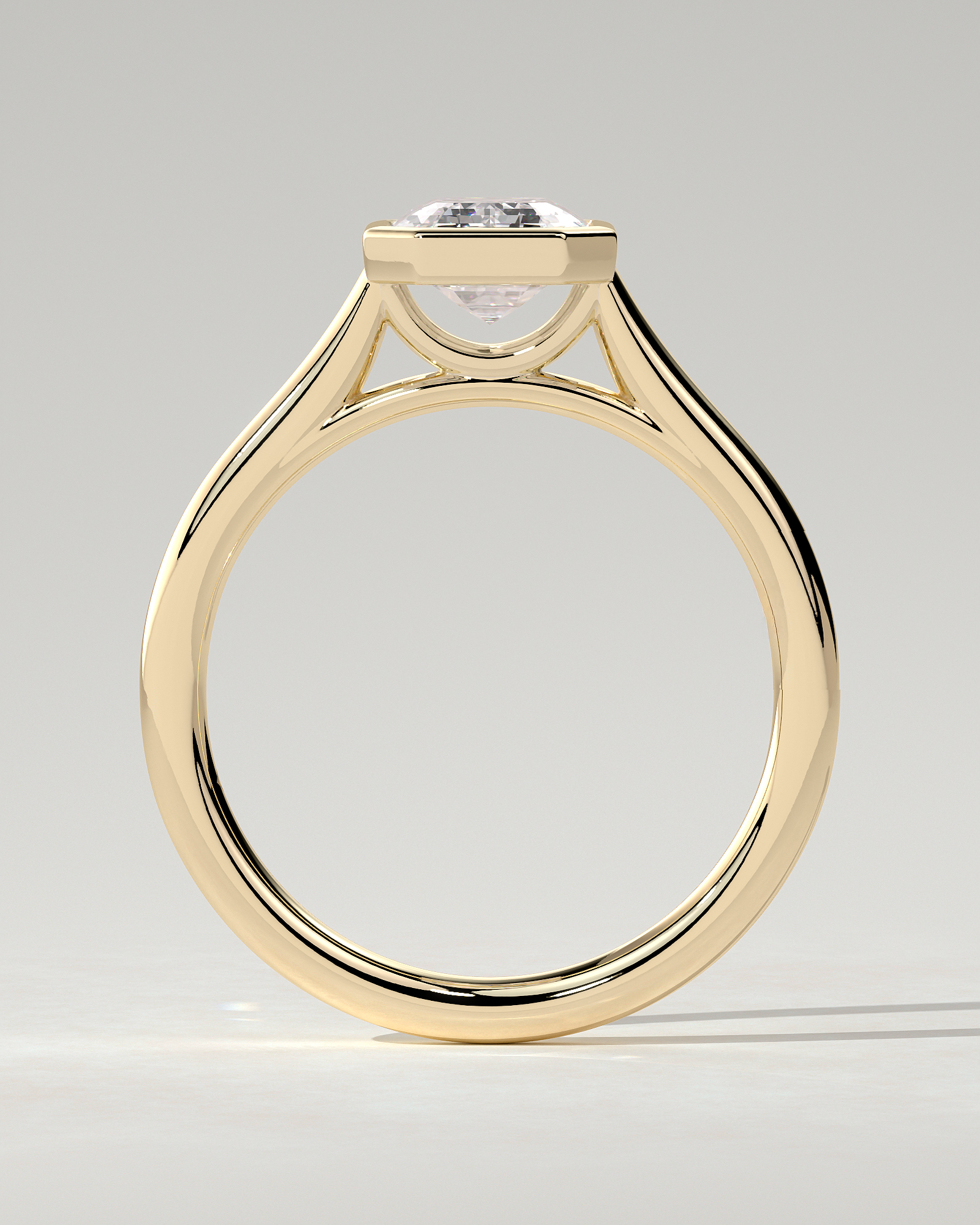 Imani Bezel Round Ring
