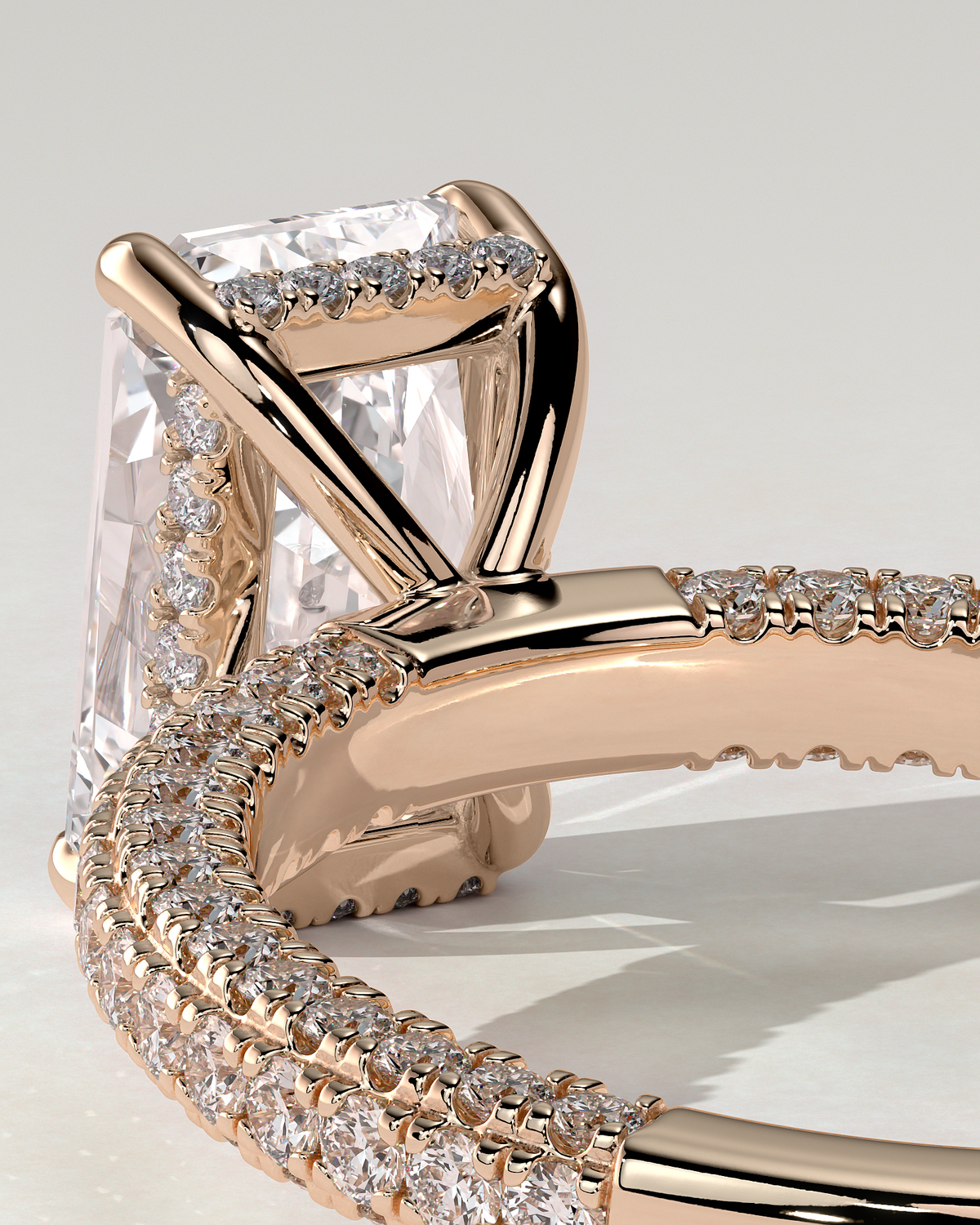 Irene Solitaire Radiant Ring