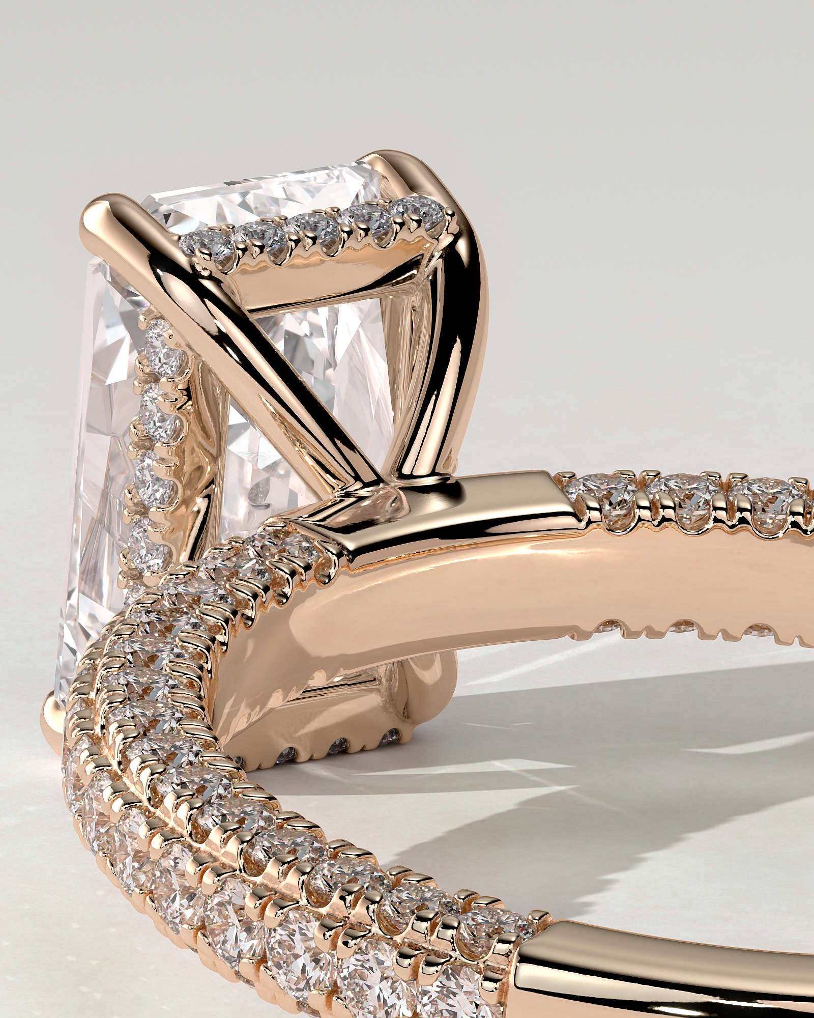 Irene Solitaire Radiant Ring