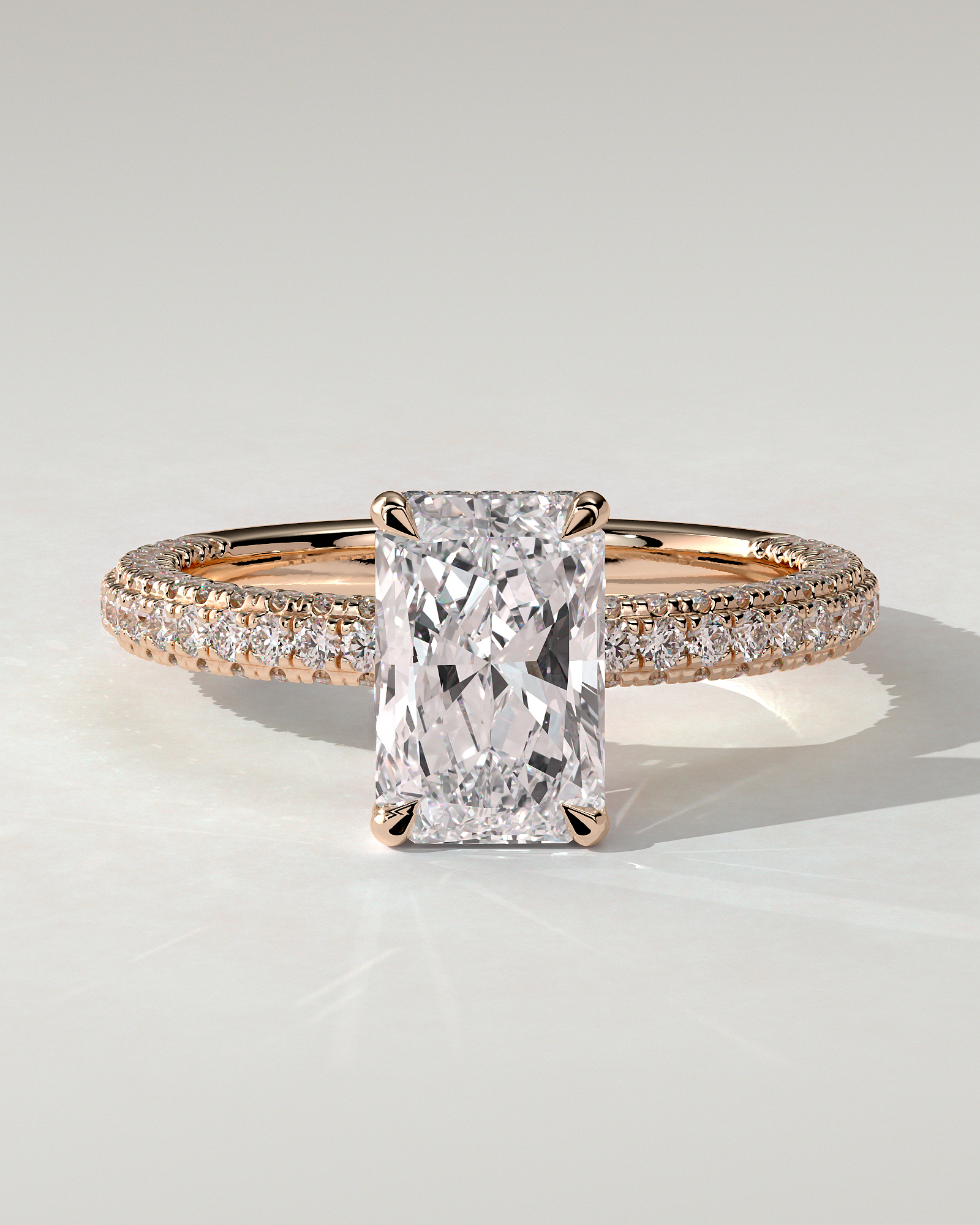 Irene Solitaire Radiant Ring