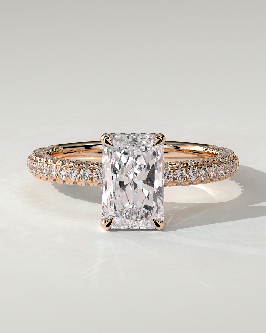 Irene Solitaire Radiant Ring