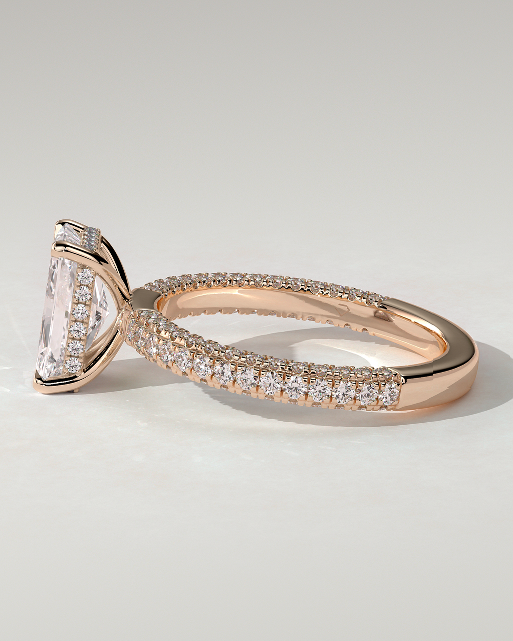 Irene Solitaire Radiant Ring