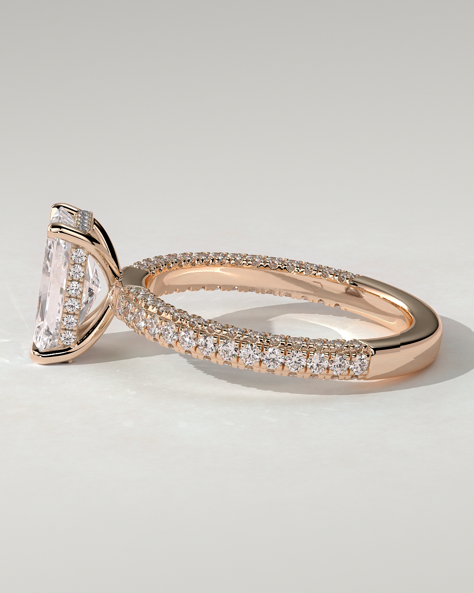 Irene Solitaire Radiant Ring
